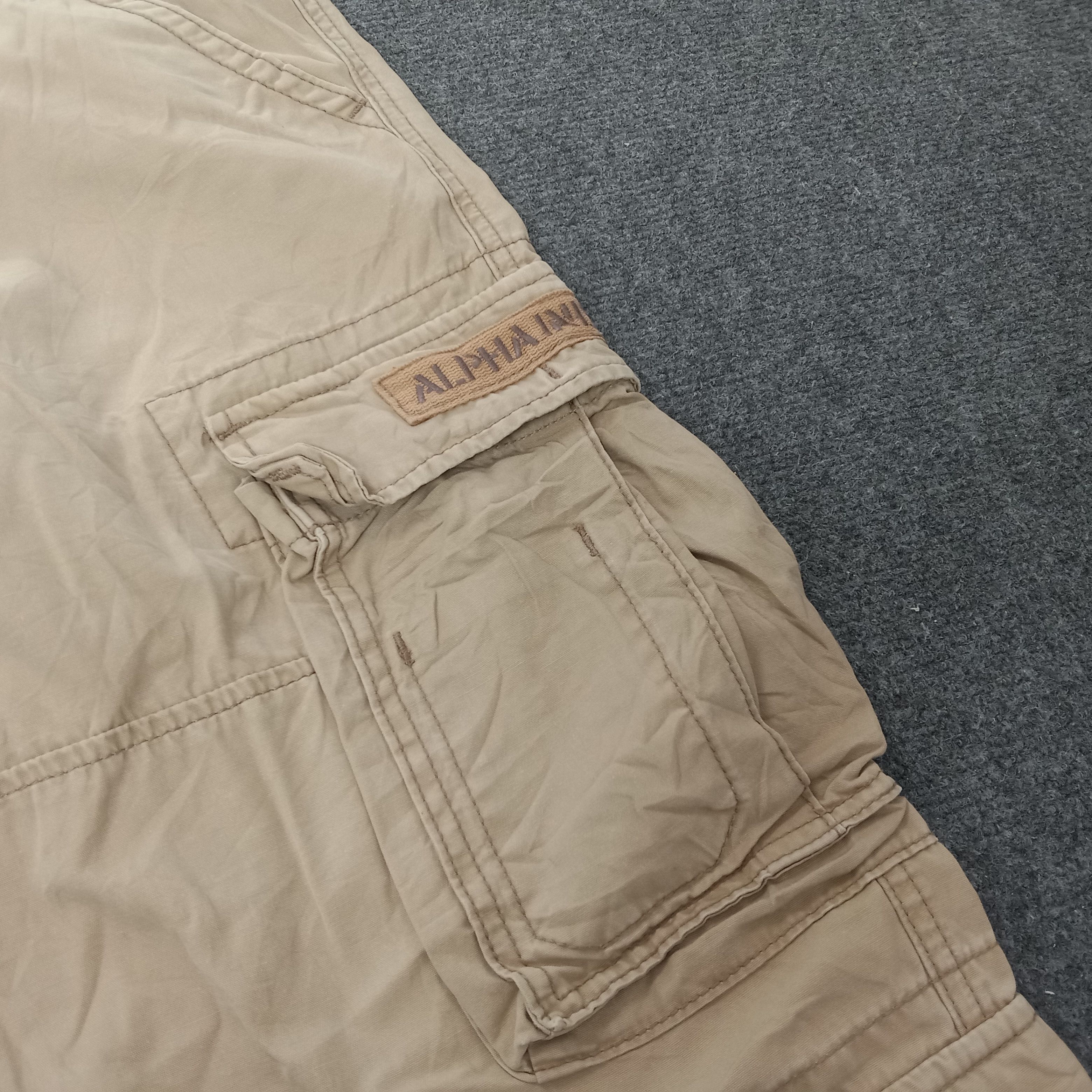 Alpha Industries × Vintage Alpha Industries Cargo Tactical Pocket Trousers Pants Size US 31 - 9 Thumbnail