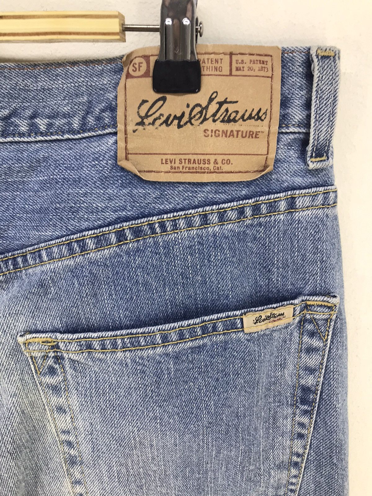 Levi's Vintage 2003 Levis Signature Loose Fit Denim Jeans Size US 34 / EU 50 - 7 Thumbnail