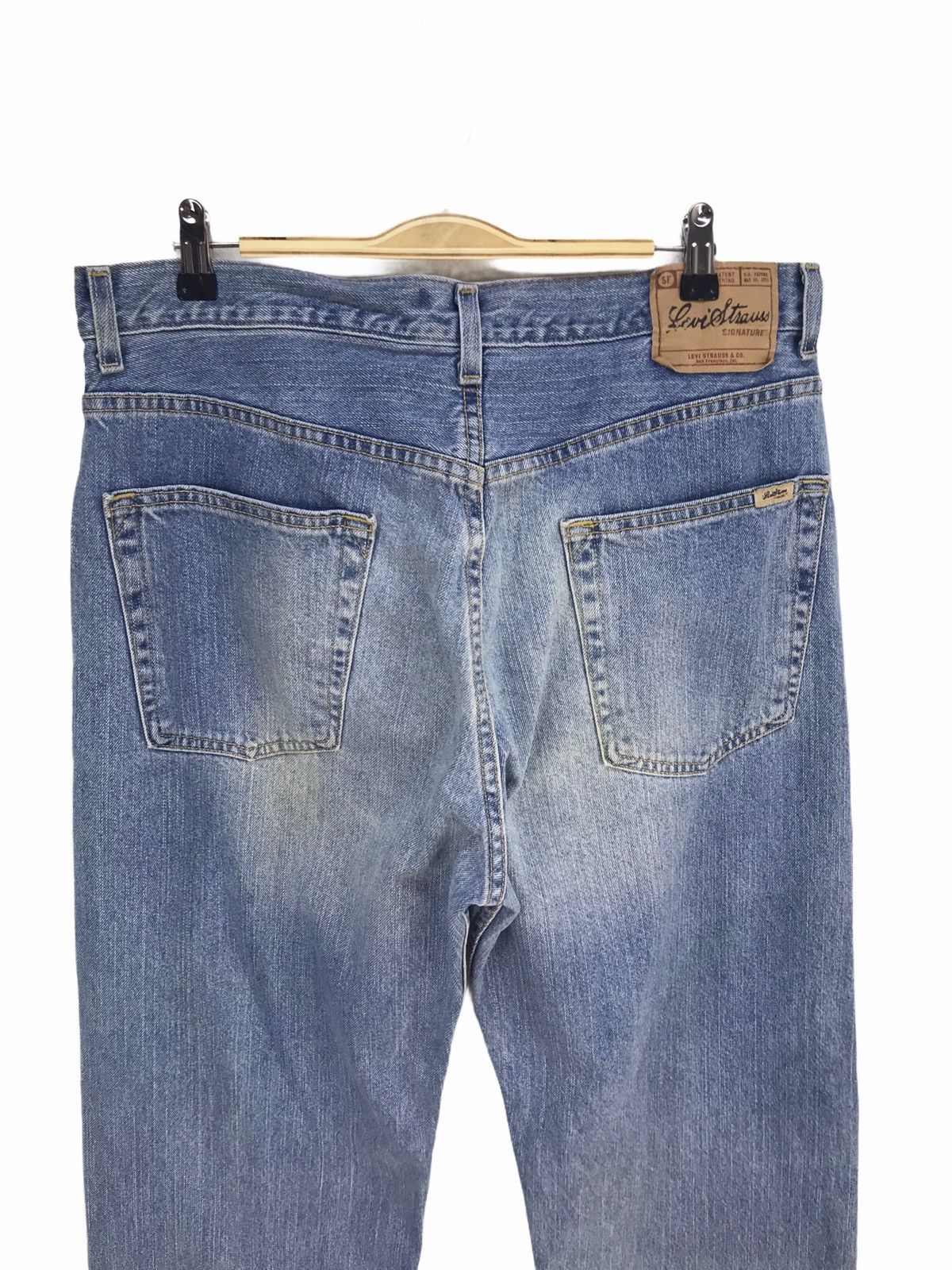 Levi's Vintage 2003 Levis Signature Loose Fit Denim Jeans Size US 34 / EU 50 - 5 Thumbnail