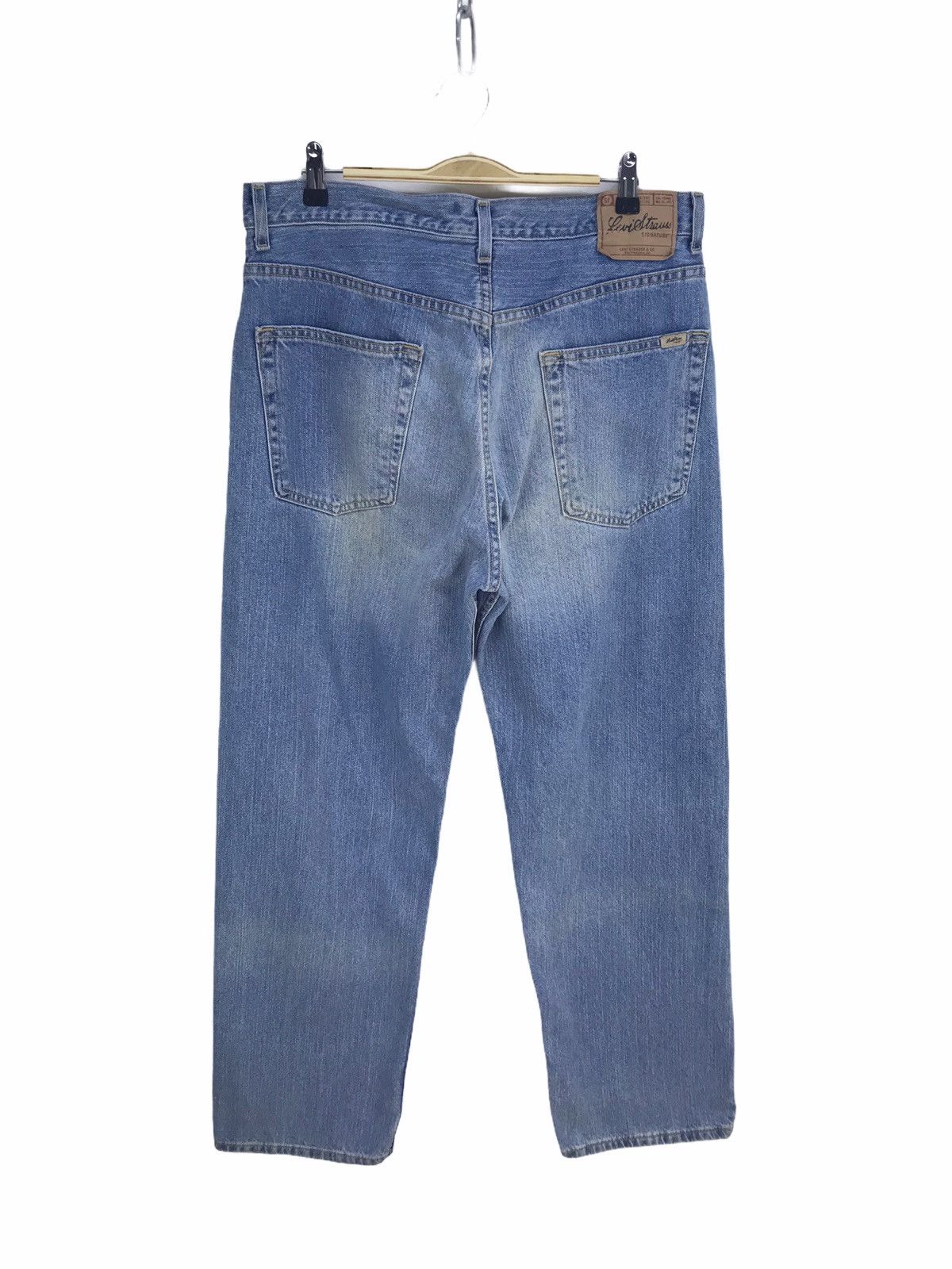 Levi's Vintage 2003 Levis Signature Loose Fit Denim Jeans Size US 34 / EU 50 - 4 Thumbnail