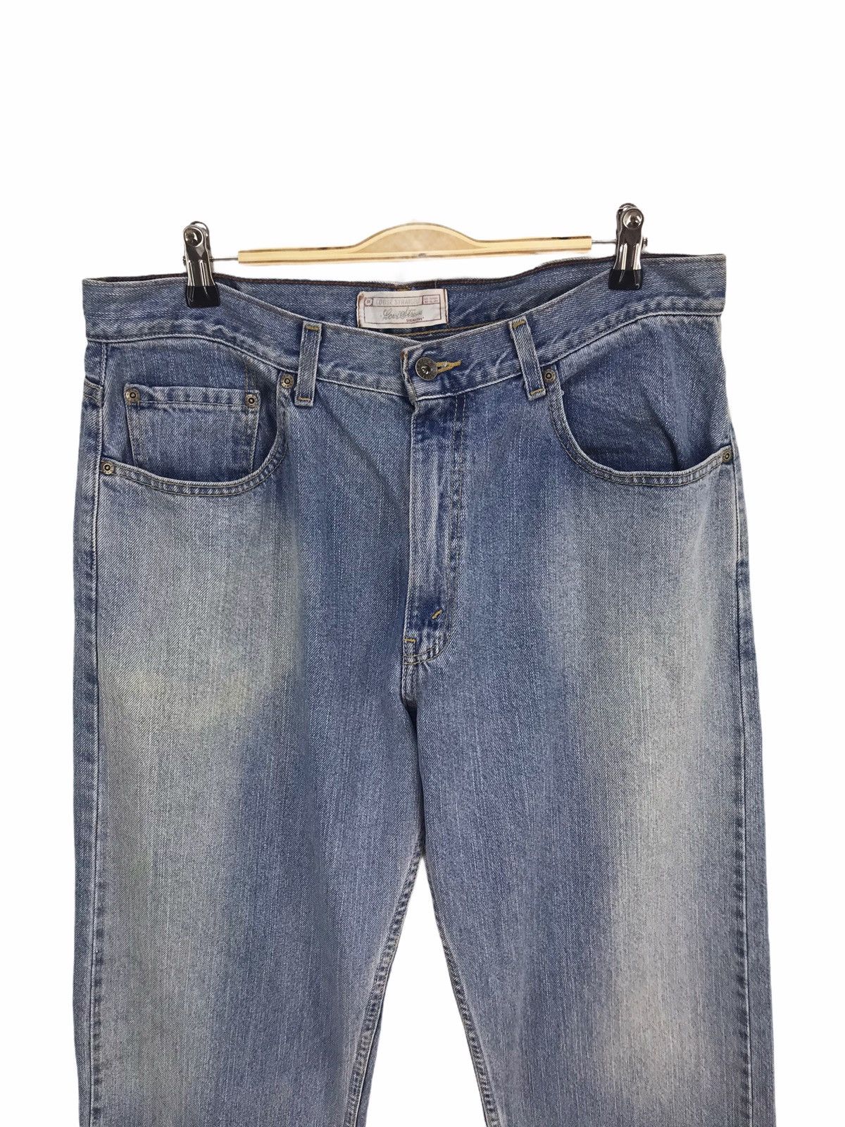 Levi's Vintage 2003 Levis Signature Loose Fit Denim Jeans Size US 34 / EU 50 - 2 Thumbnail