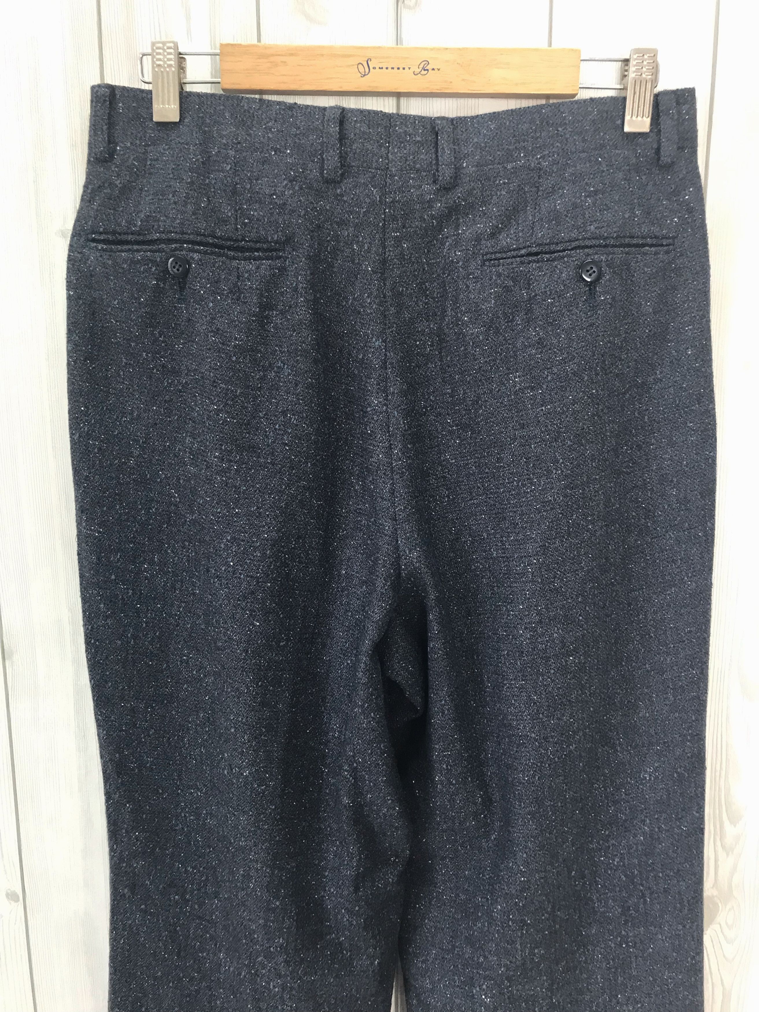 Lanvin Vintage LANVIN Paris Salt & Pepper Trousers Pant Size US 30 / EU 46 - 7 Thumbnail