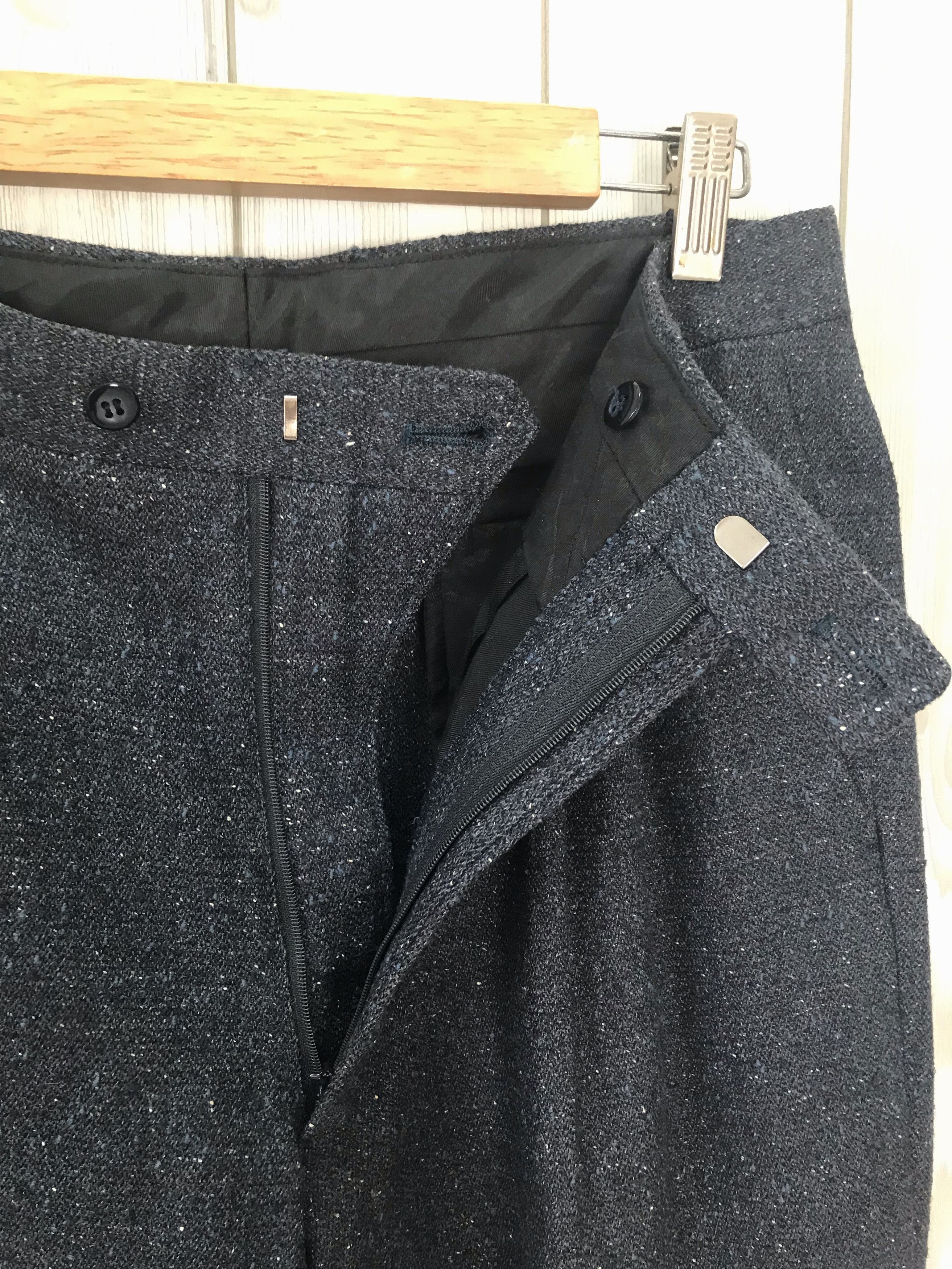 Lanvin Vintage LANVIN Paris Salt & Pepper Trousers Pant Size US 30 / EU 46 - 10 Thumbnail