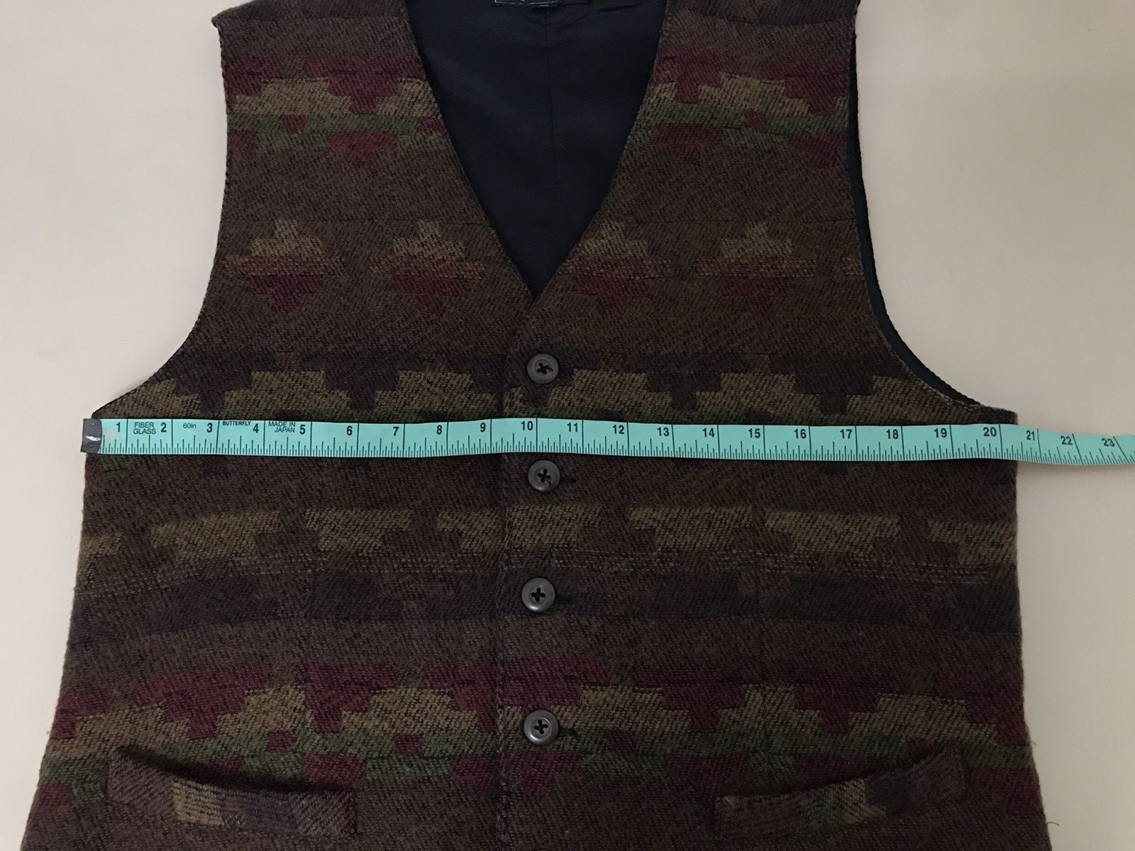 Japanese Brand Vintage Navajo Aztec Casual Vest Native Style Size US L / EU 52-54 / 3 - 9 Thumbnail