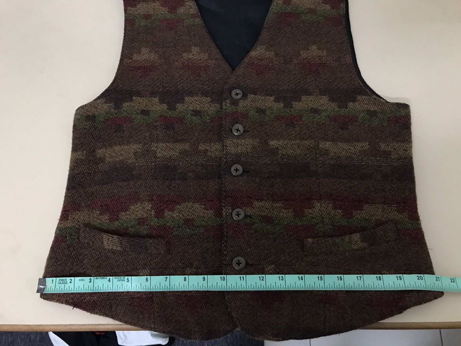 Japanese Brand Vintage Navajo Aztec Casual Vest Native Style Size US L / EU 52-54 / 3 - 8 Thumbnail