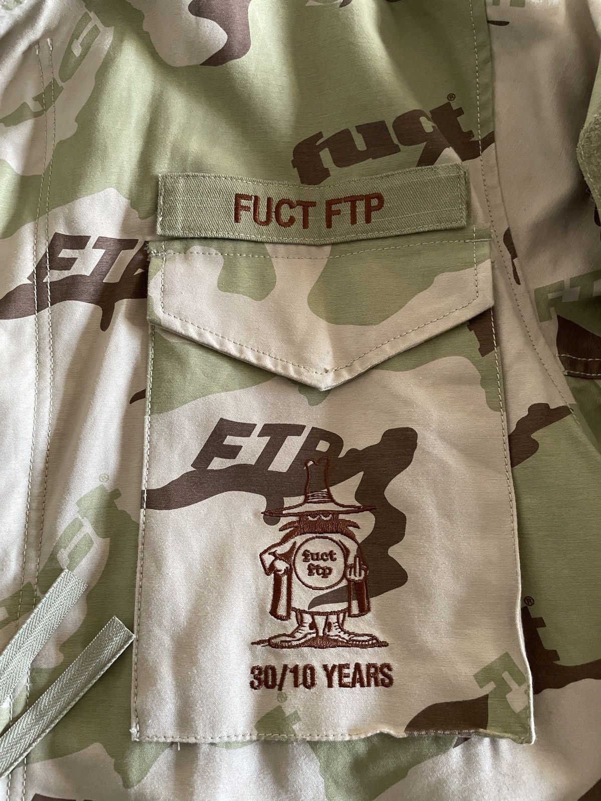 Fuck The Population FTP + FUCT M65 CAMO JACKET | Grailed