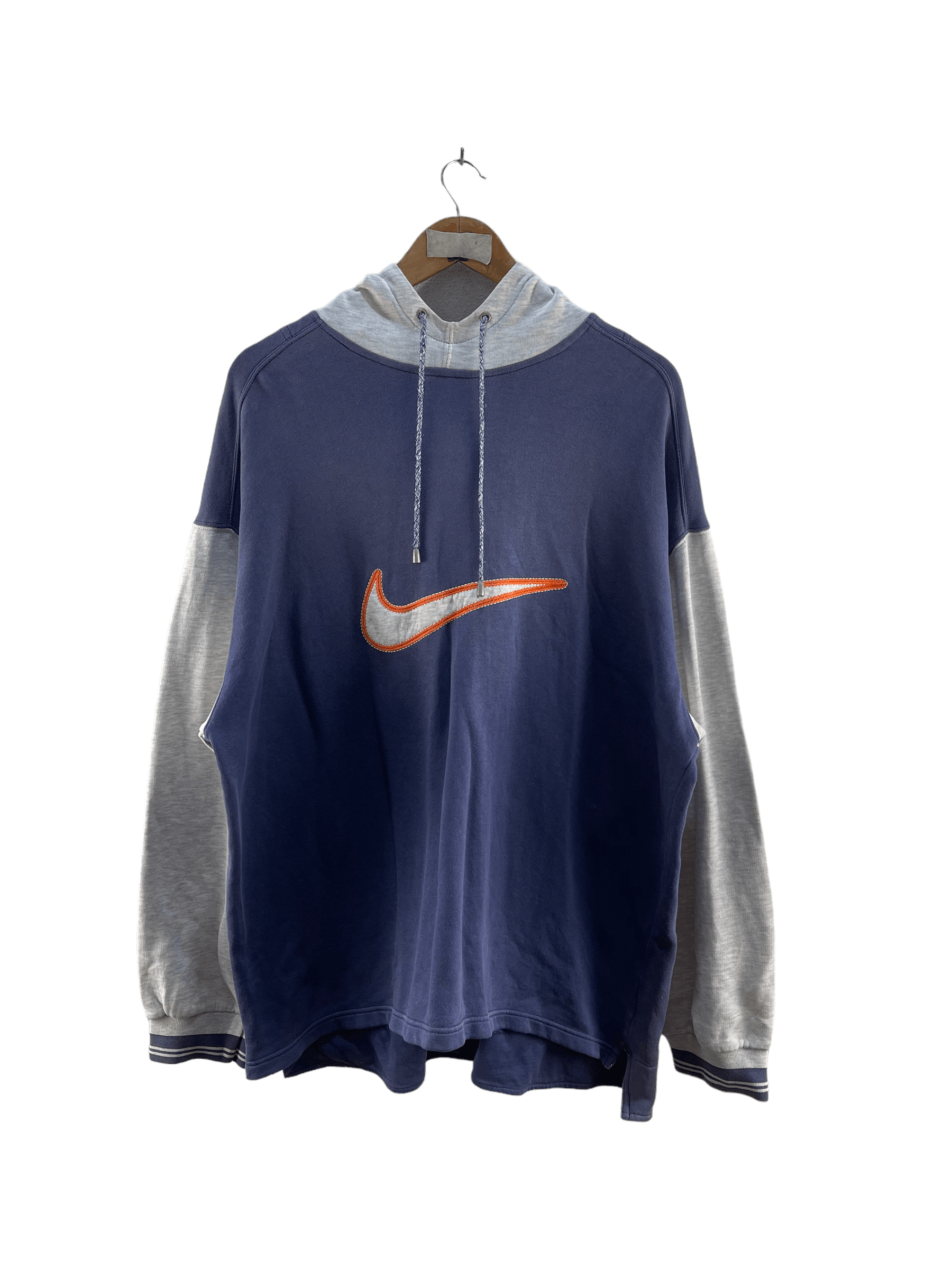 Nike Vintage Nike Swoosh Hoodies Sweatshirt Size US L / EU 52-54 / 3 - 1 Thumbnail