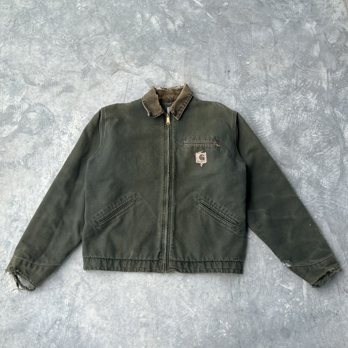 Green Carhartt Detroit Jacket | Grailed