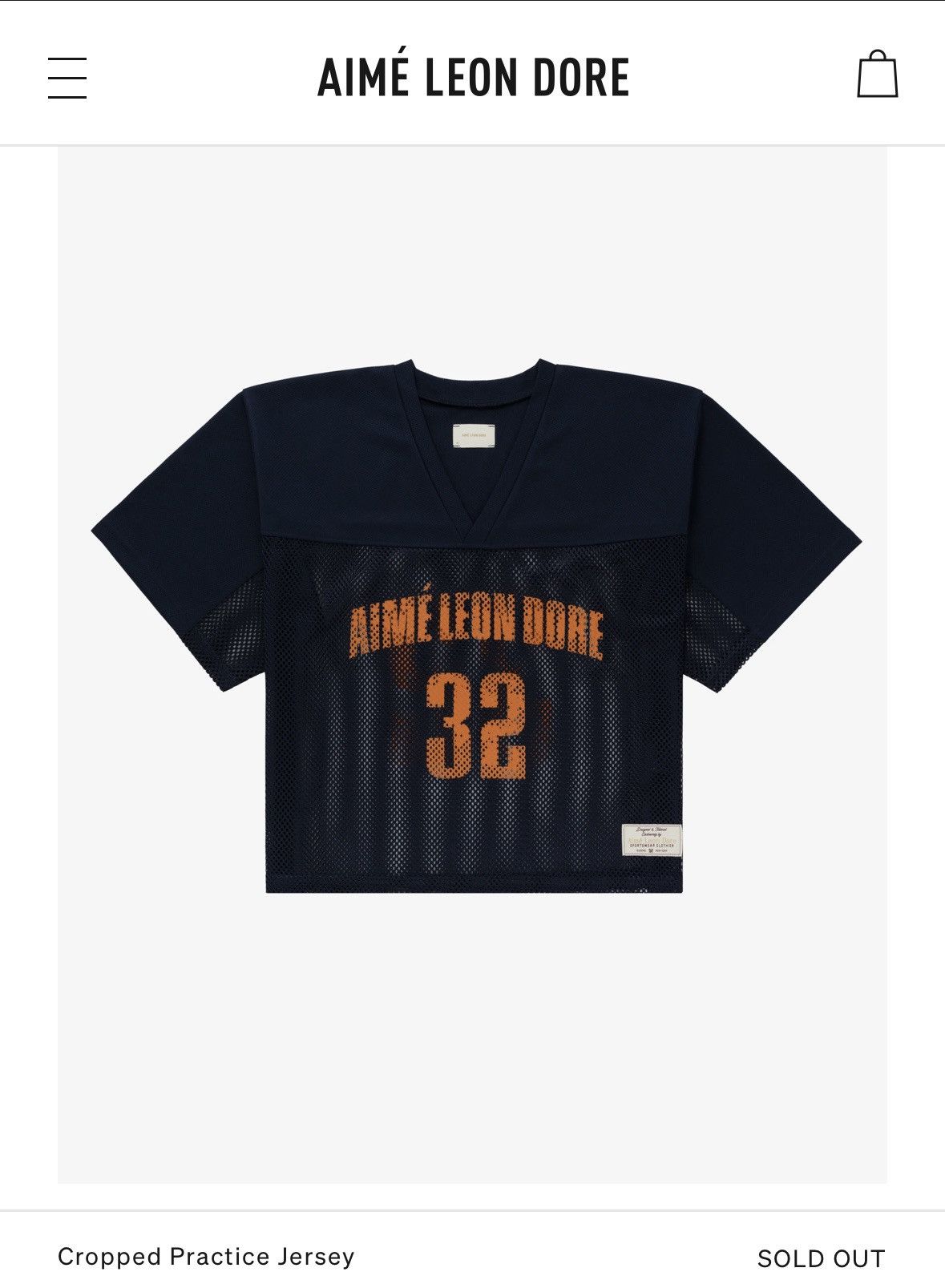 Aime Leon Dore Team PracticeJersey White