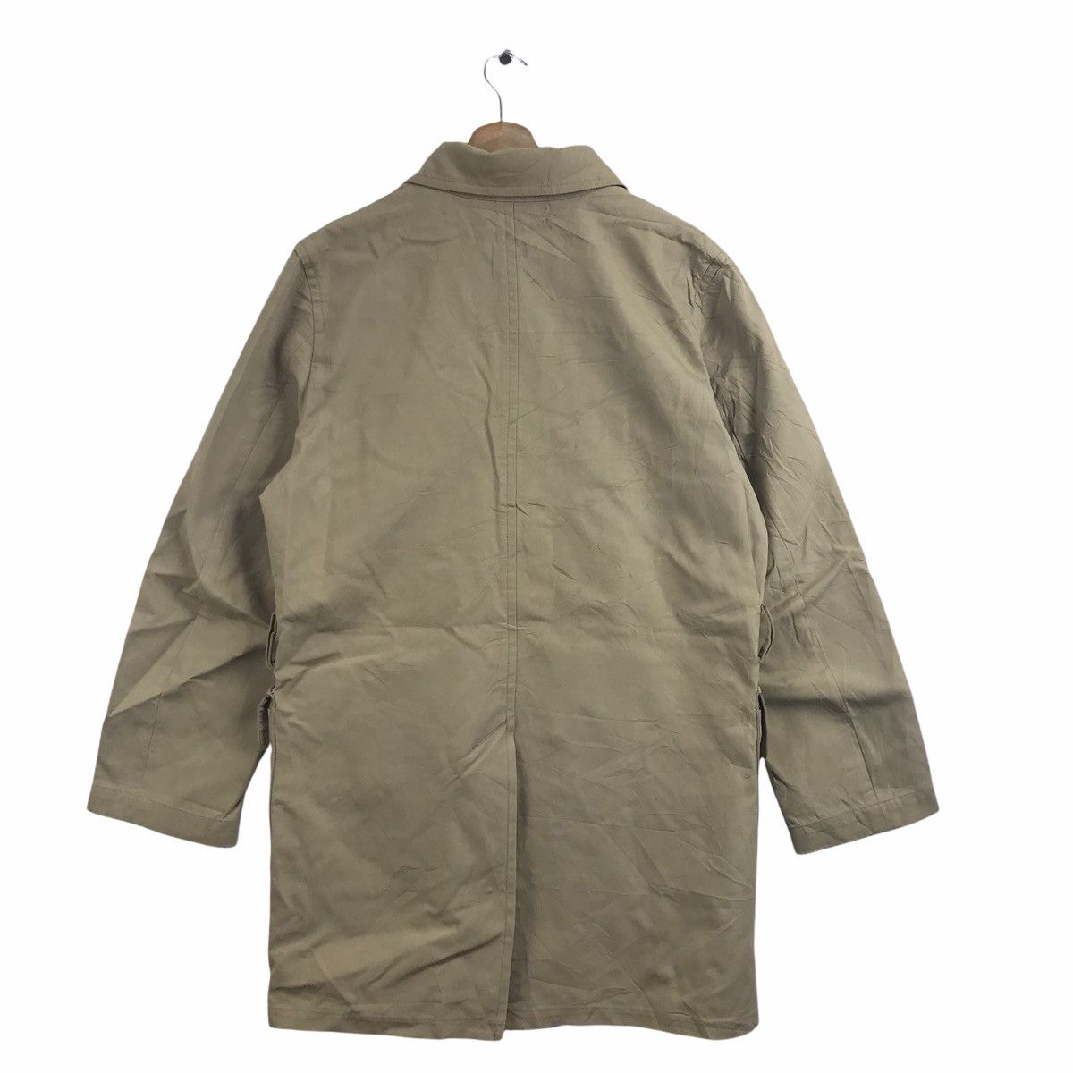 United Arrows UNITED ARROW BEAUTY & YOUTH Cream Overcoat Jacket Size US M / EU 48-50 / 2 - 2 Thumbnail