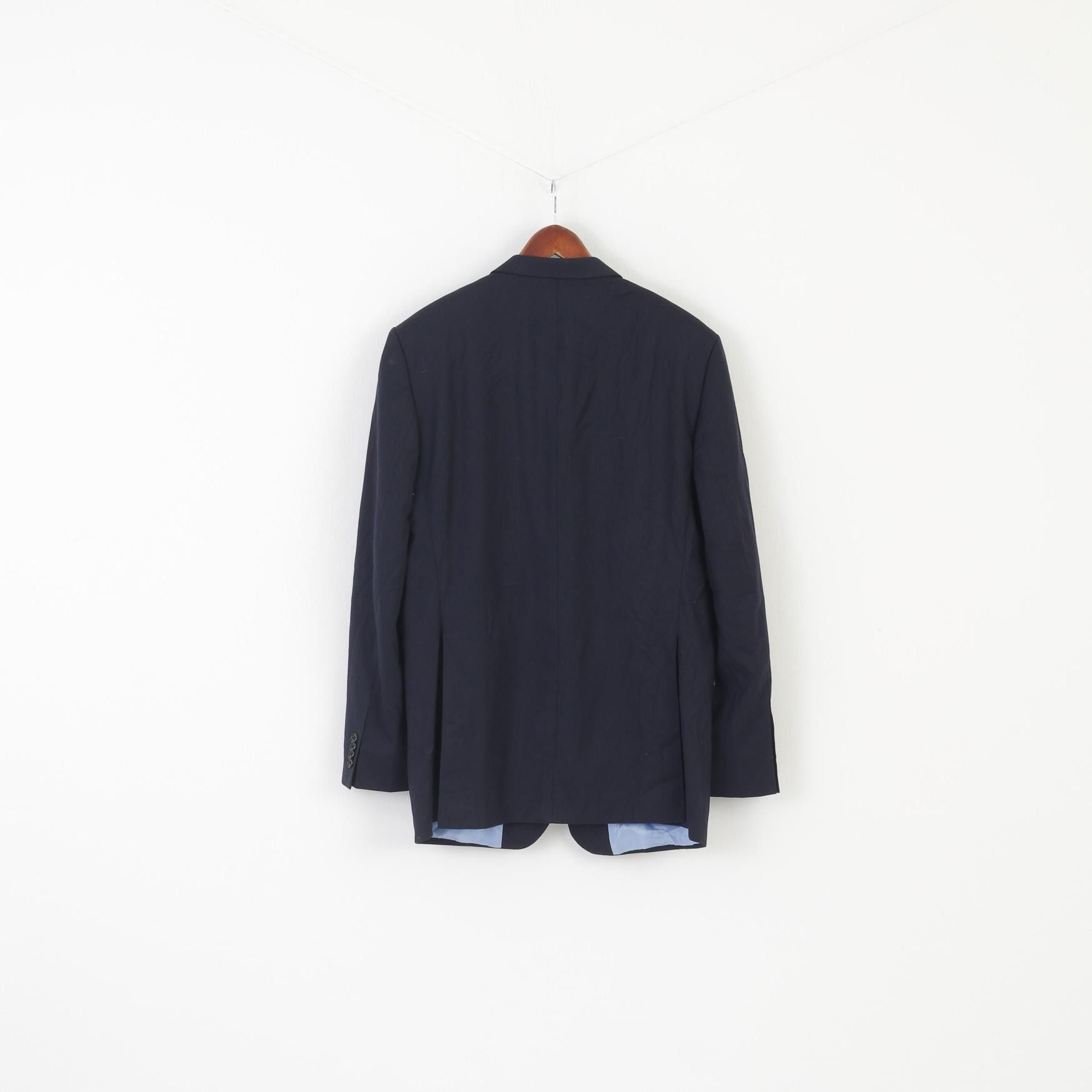 Vintage Dolzer Men 106 42 Blazer Navy Wool Vintage Germany 2775 Size 42R - 7 Thumbnail