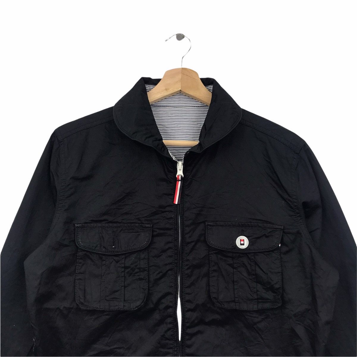 Japanese Brand TK MIXPICE Japanese Brand Black Zipper Double Pockets Jacket Size US S / EU 44-46 / 1 - 2 Thumbnail