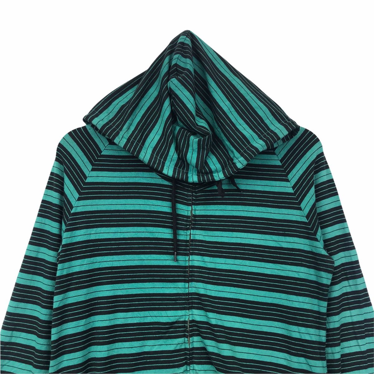 Japanese Brand RODEO CROWNS Japanese Brand Stripes Hoodie Sweatshirt Size US S / EU 44-46 / 1 - 2 Thumbnail