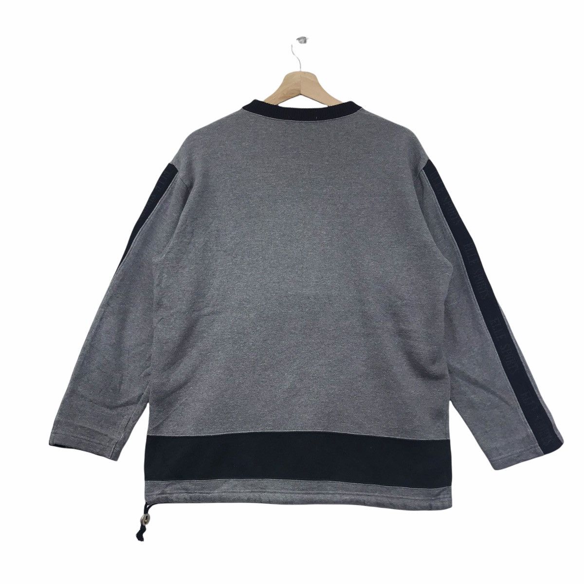 Vintage ELLE HOMME SPORT Embroidered Grey Sweatshirt Size US L / EU 52-54 / 3 - 7 Thumbnail