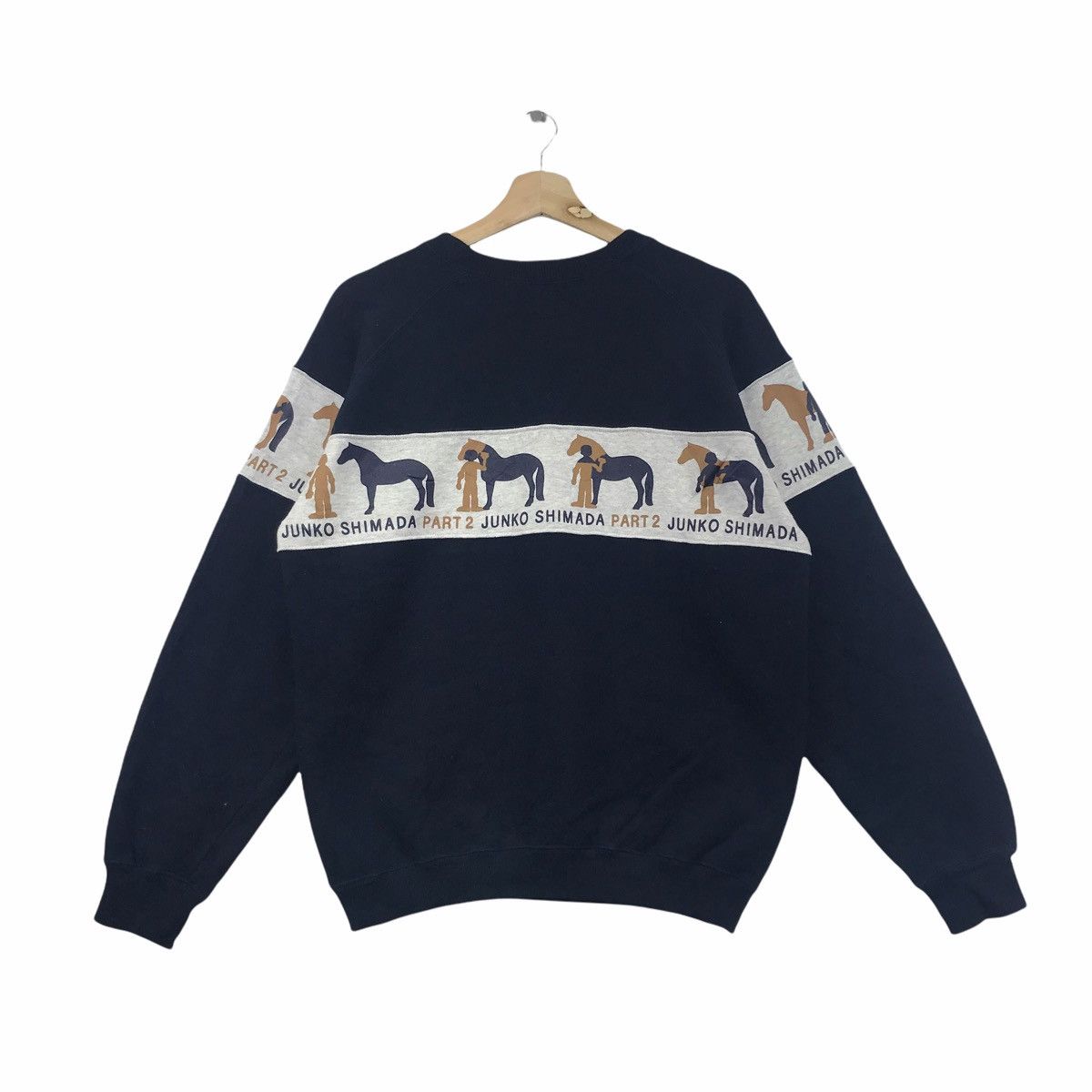 Junko Shimada JUNKO SHIMADA PART 2 Horse Japanese Brand Sweatshirt Size US M / EU 48-50 / 2 - 6 Thumbnail