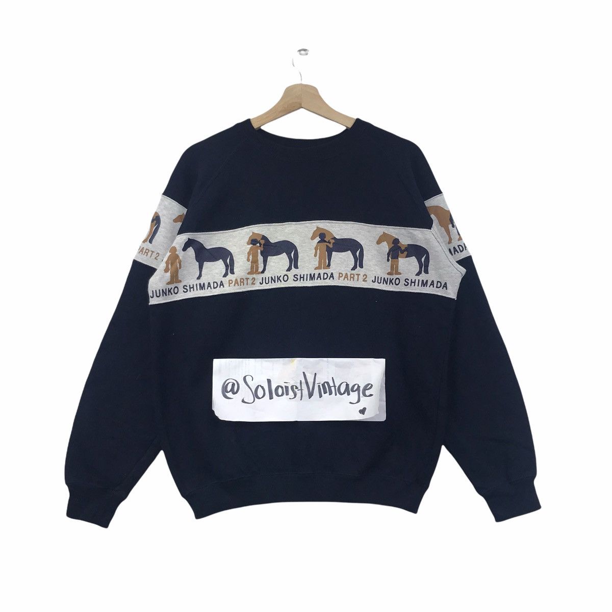 Junko Shimada JUNKO SHIMADA PART 2 Horse Japanese Brand Sweatshirt Size US M / EU 48-50 / 2 - 1 Thumbnail