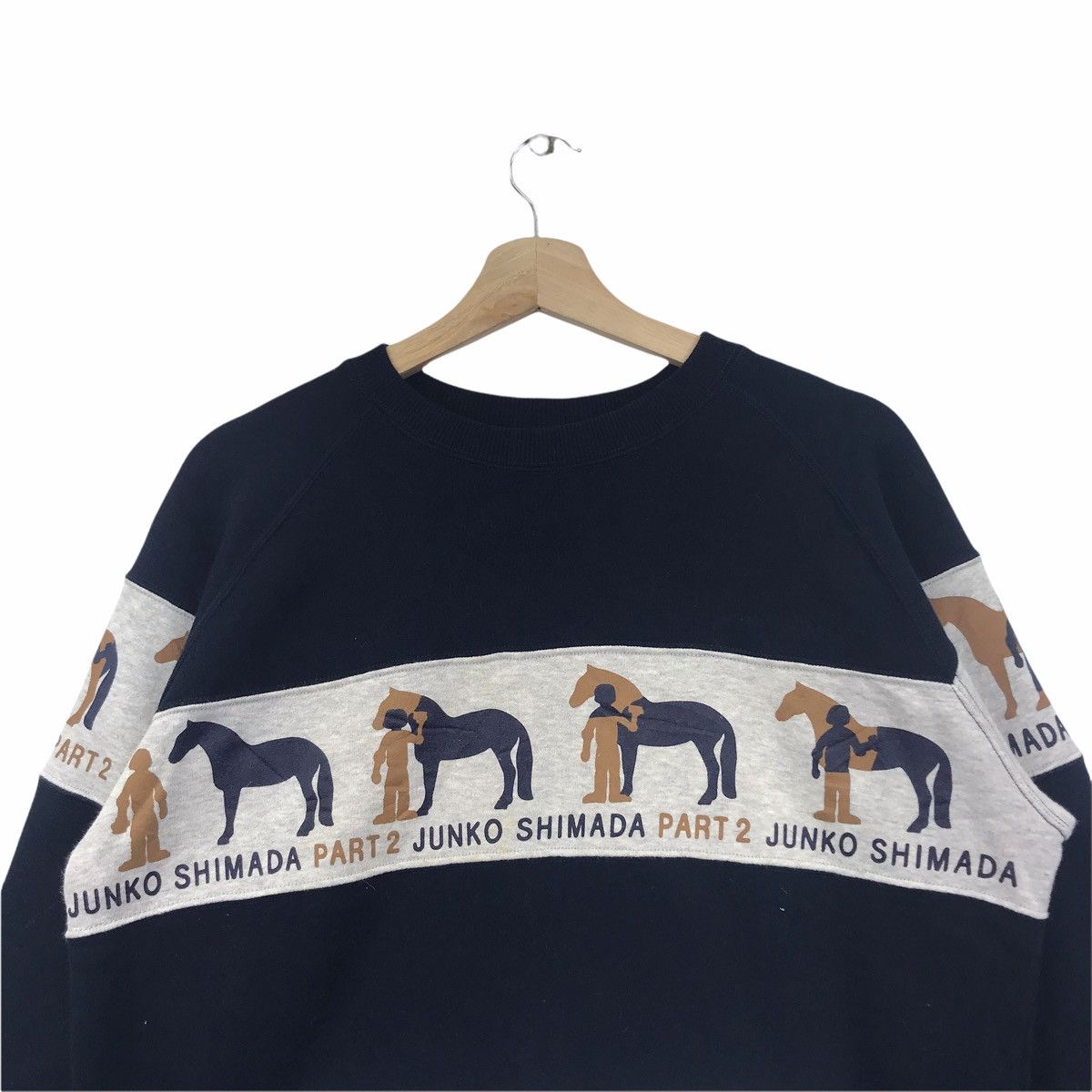 Junko Shimada JUNKO SHIMADA PART 2 Horse Japanese Brand Sweatshirt Size US M / EU 48-50 / 2 - 2 Thumbnail