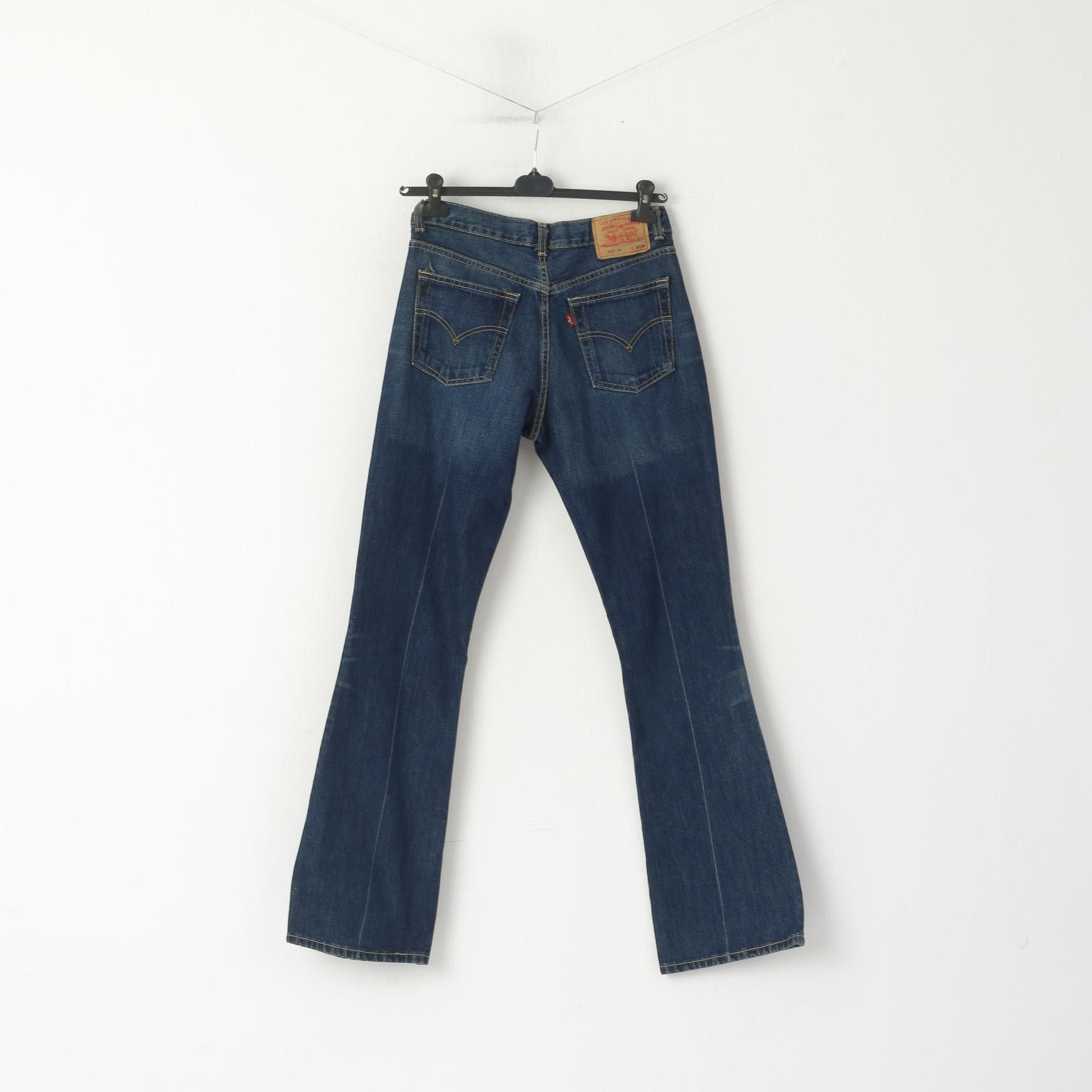 Levi's Levi Strauss & Co. Women 30 34 Trousers Navy Cotton 3177 Size 30" / US 8 / IT 44 - 6 Thumbnail
