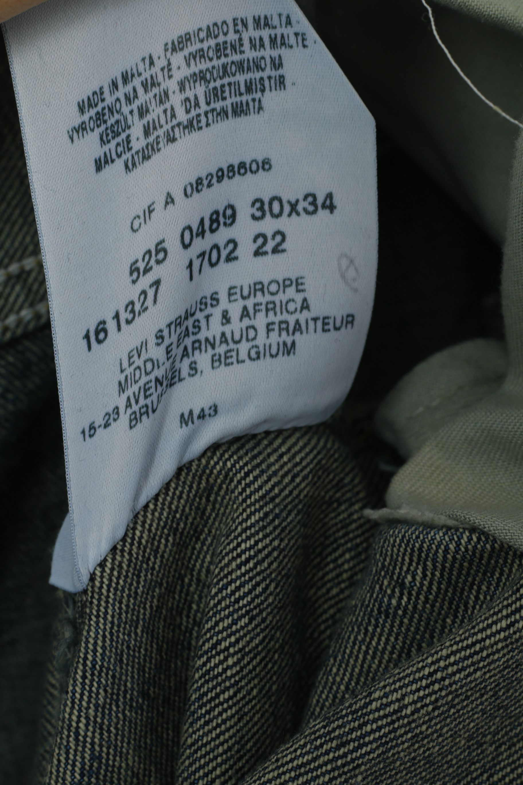 Levi's Levi Strauss & Co. Women 30 34 Trousers Navy Cotton 3177 Size 30" / US 8 / IT 44 - 4 Thumbnail
