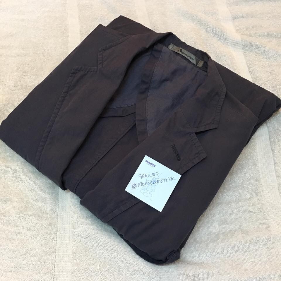 Aquascutum Aquascutum Poplin Cotton Lightweight Navy Blazer Japan Made Size US L / EU 52-54 / 3 - 17 Thumbnail