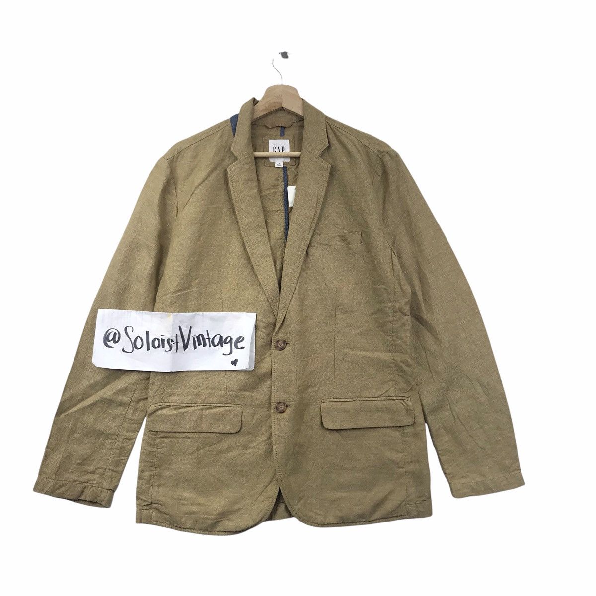 Gap GAP DESIGNER Japanese Brand Canvas Blazer Coat Size US S / EU 44-46 / 1 - 1 Thumbnail