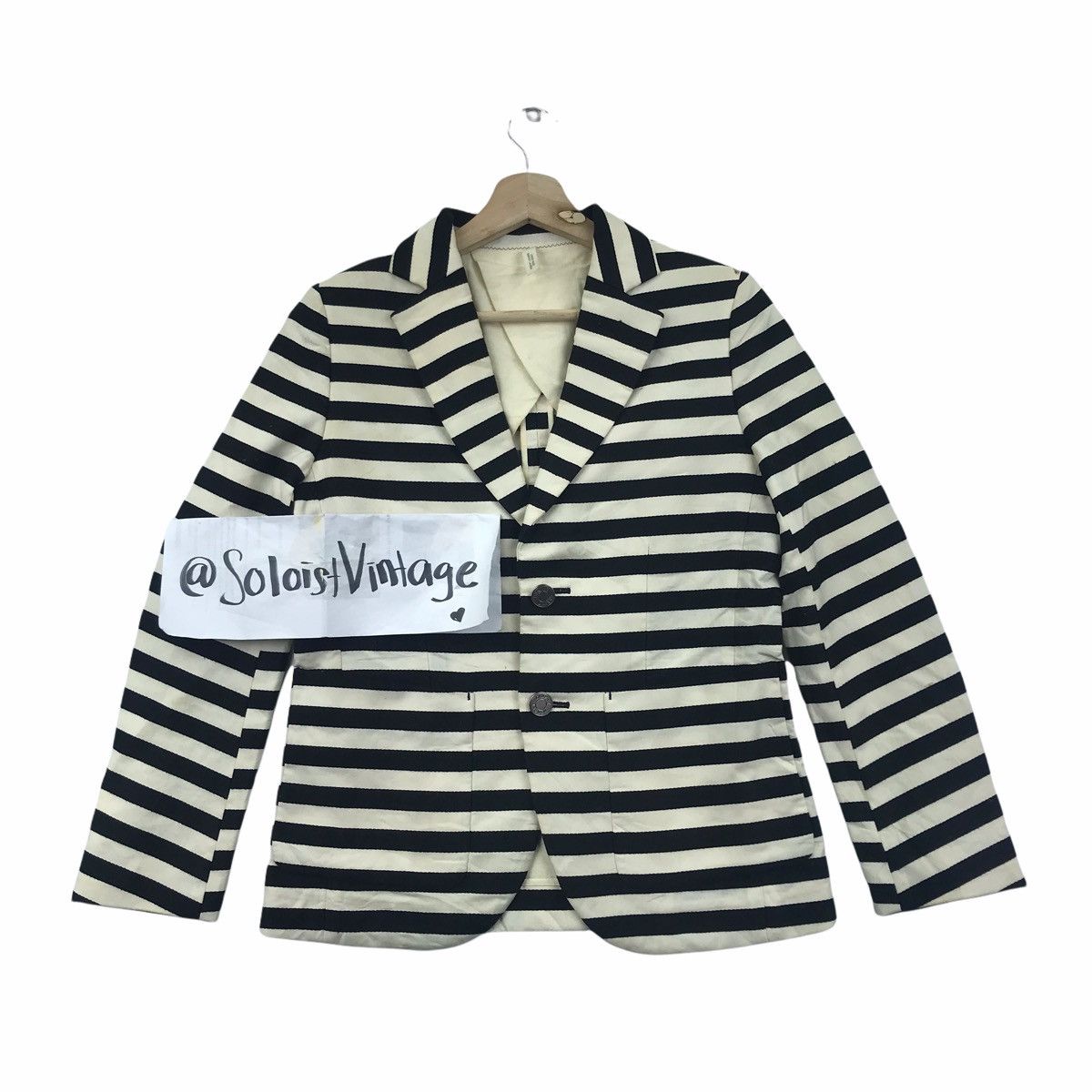 Other GRAPHIT LAUNCH Union Made Japanese Brand Stripes Blazer Coat Size US S / EU 44-46 / 1 - 1 Thumbnail