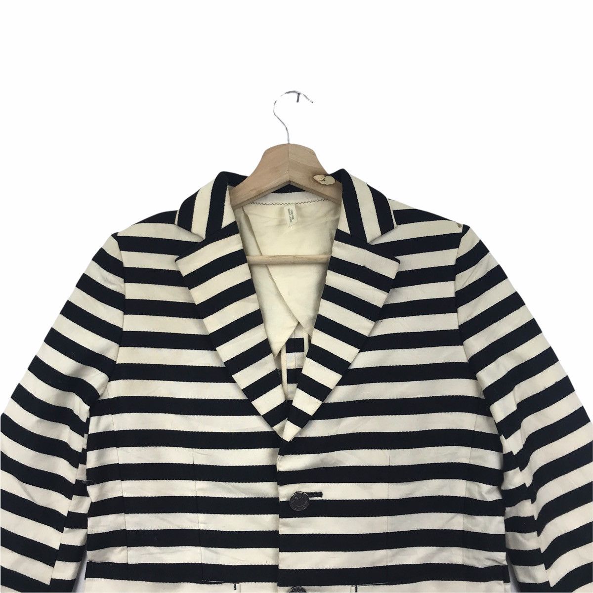 Other GRAPHIT LAUNCH Union Made Japanese Brand Stripes Blazer Coat Size US S / EU 44-46 / 1 - 2 Thumbnail