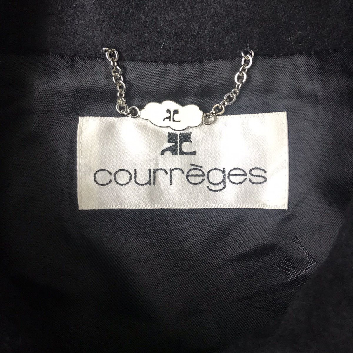 Courreges COURREGES France Designer Brand Wool Long Coat Jacket Size S / US 4 / IT 40 - 4 Thumbnail