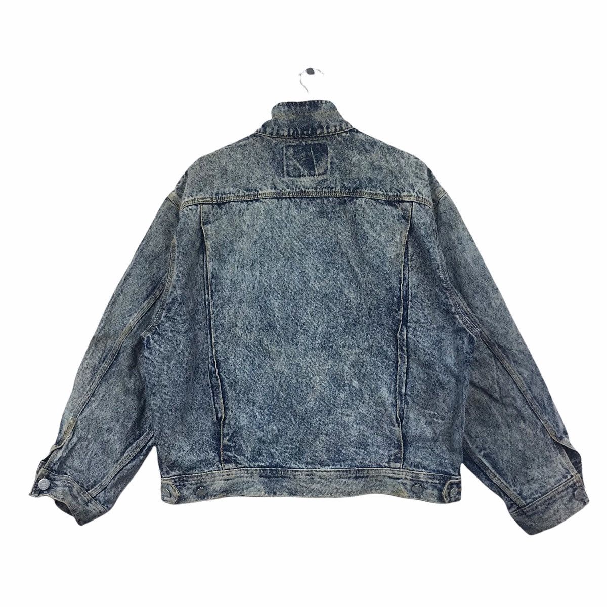 Japanese Brand EDWIN JEANS Stone Washed Japan Marble Jeans Denim Jacket Size US L / EU 52-54 / 3 - 7 Thumbnail