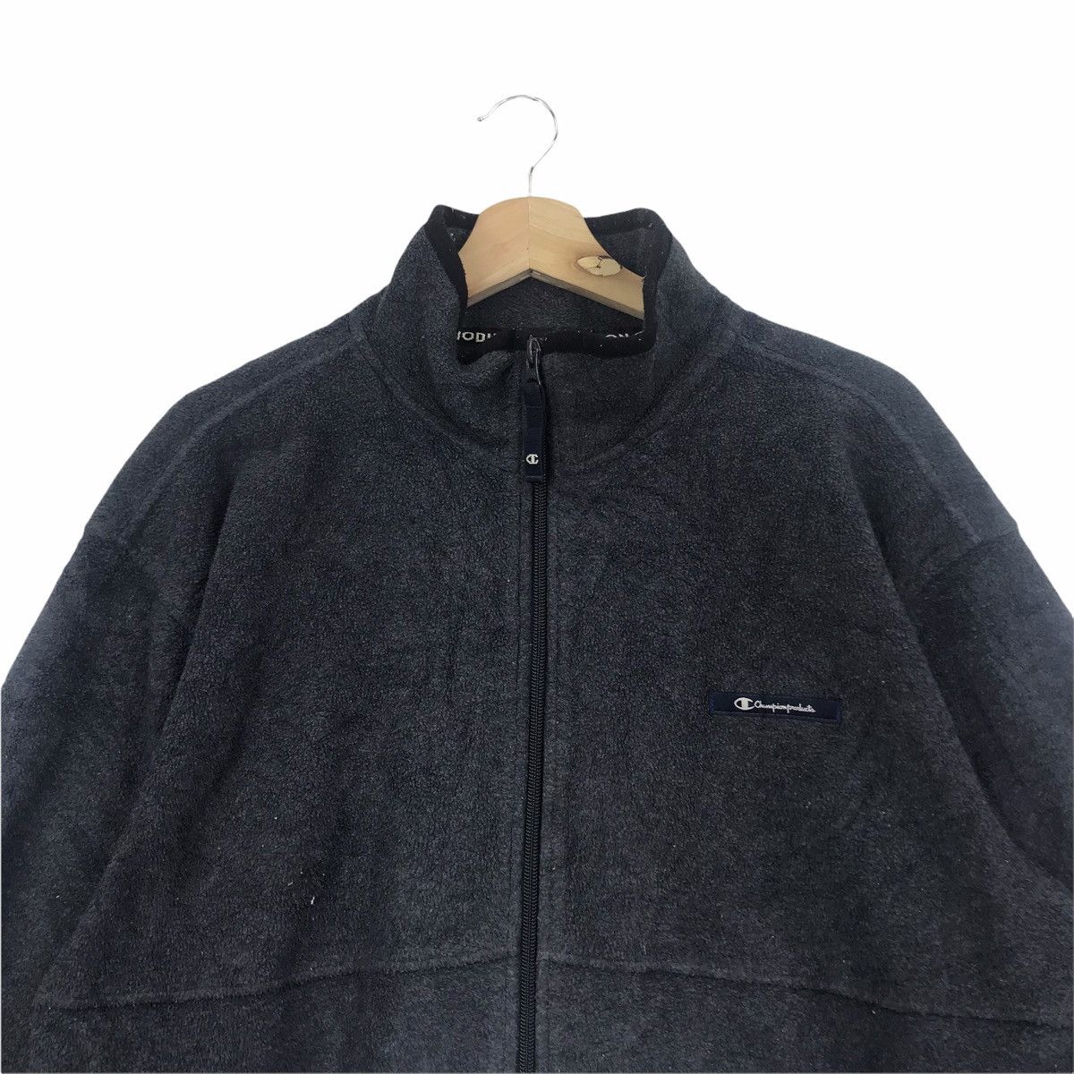 Champion × Vintage Vintage CHAMPION STREETWEAR Script Logo Fleece Sweatshirt Size US M / EU 48-50 / 2 - 2 Thumbnail