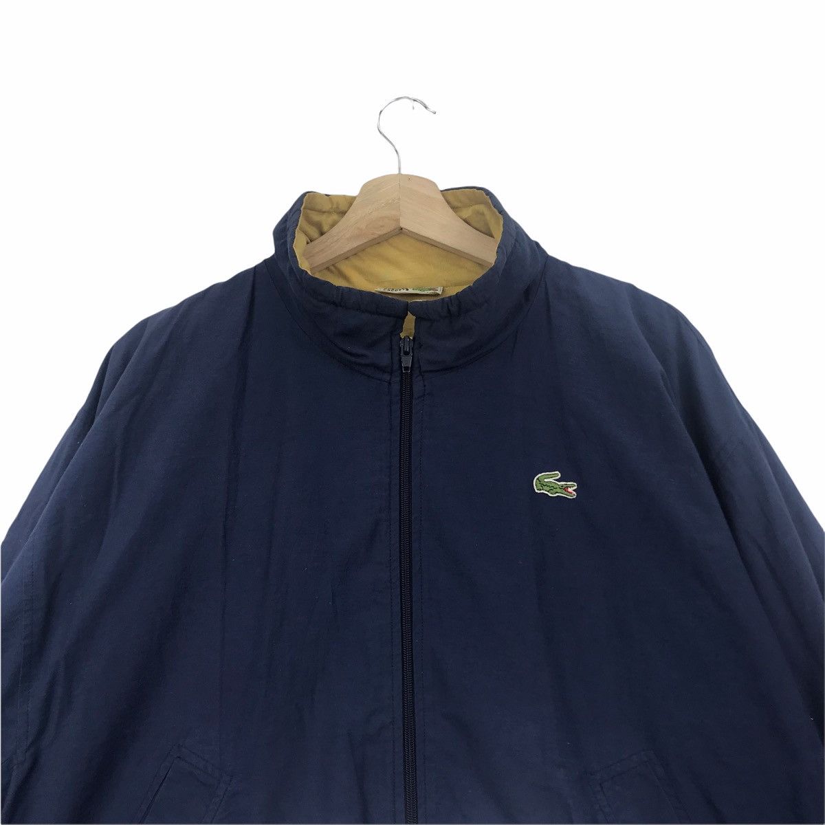 Vintage CHEMISE LACOSTE SPORT Tennis Blue Bomber Jacket Size US XL / EU 56 / 4 - 2 Thumbnail
