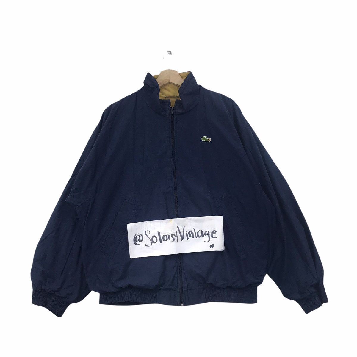 CHEMISE LACOSTE SPORT Tennis Blue Bomber Jacket