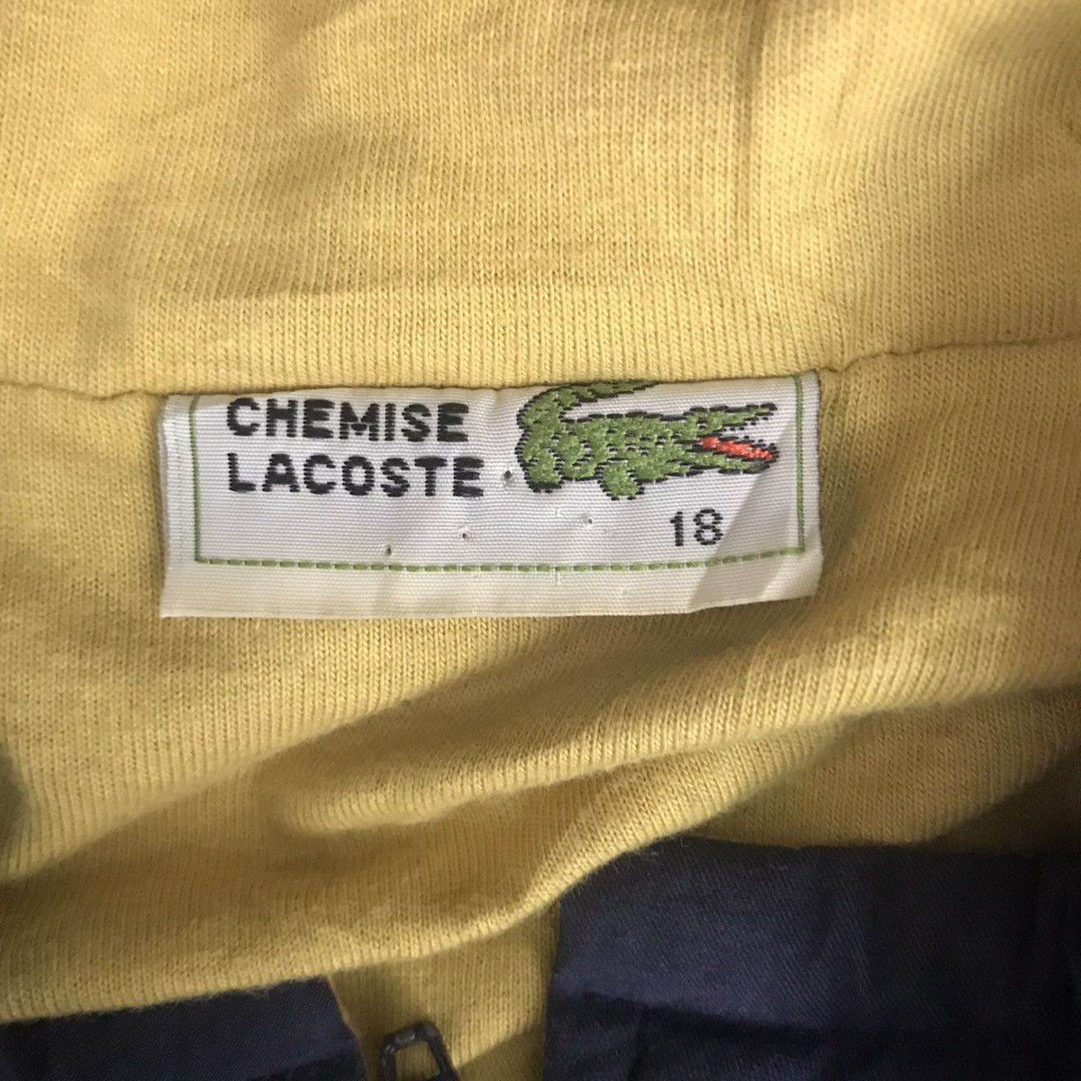 Vintage CHEMISE LACOSTE SPORT Tennis Blue Bomber Jacket Size US XL / EU 56 / 4 - 4 Thumbnail