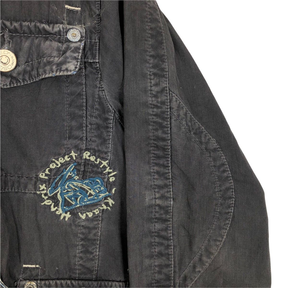 Dsquared2 Dsquared2 Denim Jacket Spell Out Logo Size US S / EU 44-46 / 1 - 6 Thumbnail