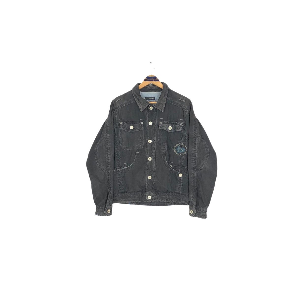 Dsquared2 Dsquared2 Denim Jacket Spell Out Logo Size US S / EU 44-46 / 1 - 2 Thumbnail