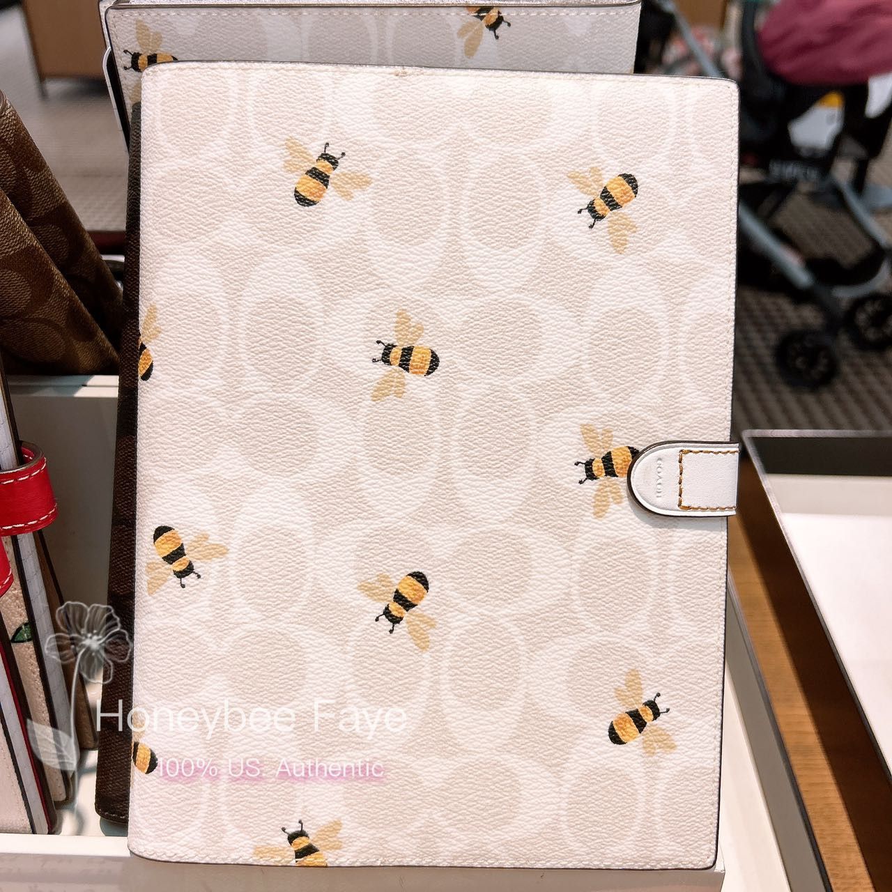 Coach Notebook In Signature Canvas With Bee Print | Grailed