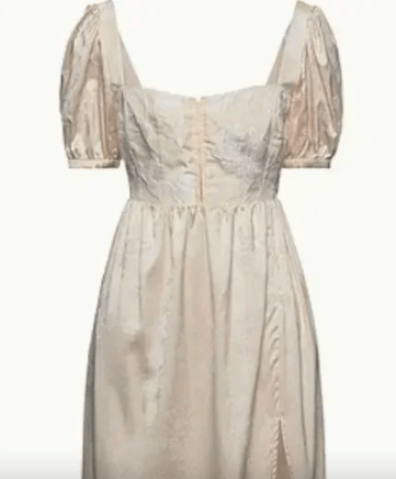 For Love & Lemons Brenda Midi Dress in Ivory M
