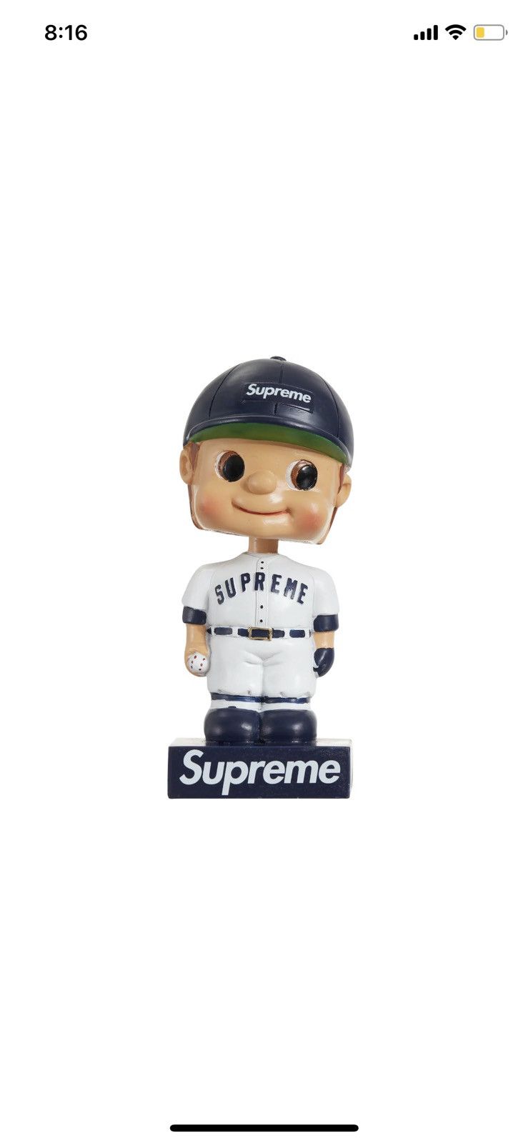 Supreme Supreme bubblehead figure navy Size ONE SIZE - 2 Thumbnail