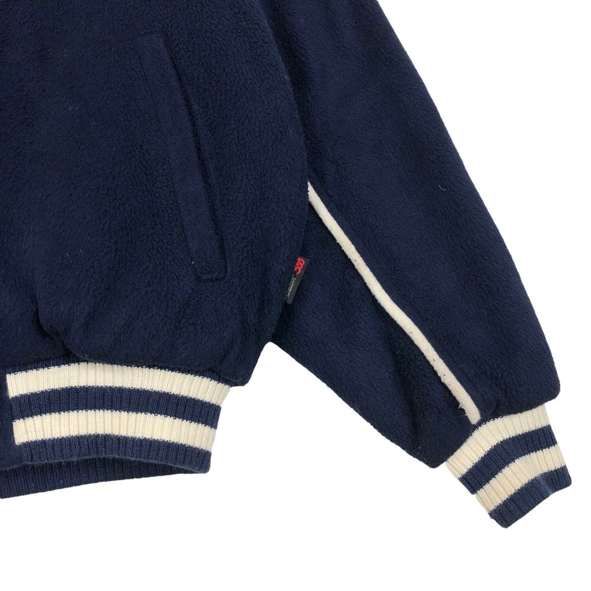 Canterbury of New Zealand × Vintage Vintage Canterbury Of New Zealand Fleece Varsity Jacket Size US XL / EU 56 / 4 - 4 Thumbnail