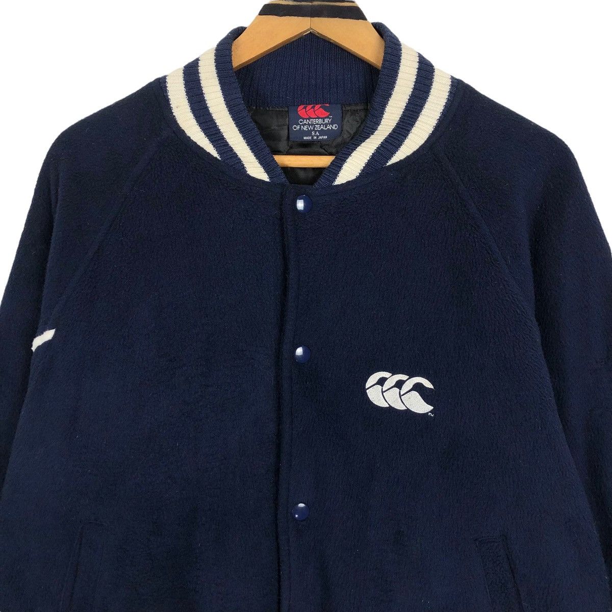 Canterbury of New Zealand × Vintage Vintage Canterbury Of New Zealand Fleece Varsity Jacket Size US XL / EU 56 / 4 - 6 Thumbnail