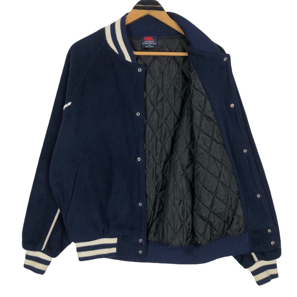 Canterbury of New Zealand × Vintage Vintage Canterbury Of New Zealand Fleece Varsity Jacket Size US XL / EU 56 / 4 - 11 Thumbnail