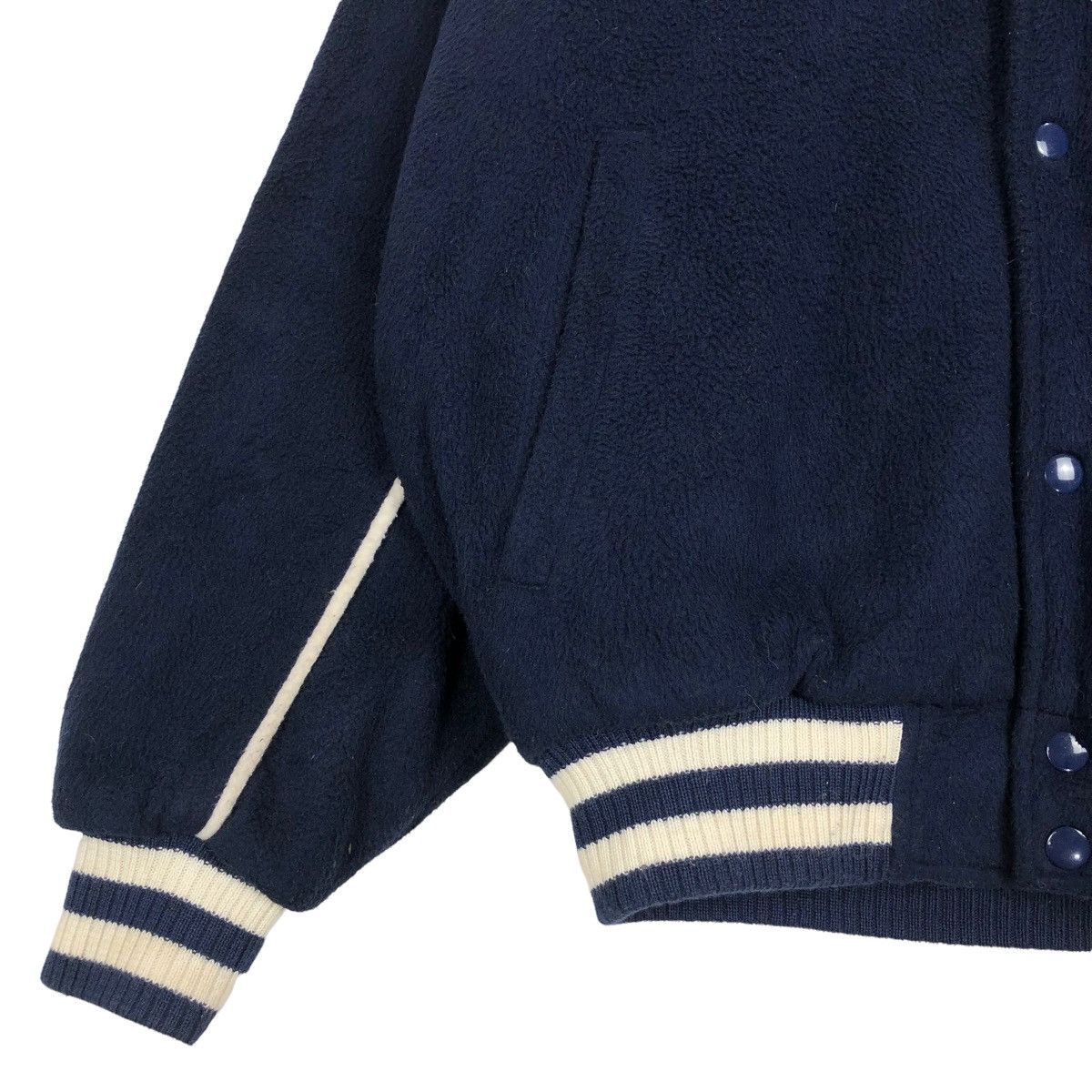 Canterbury of New Zealand × Vintage Vintage Canterbury Of New Zealand Fleece Varsity Jacket Size US XL / EU 56 / 4 - 3 Thumbnail