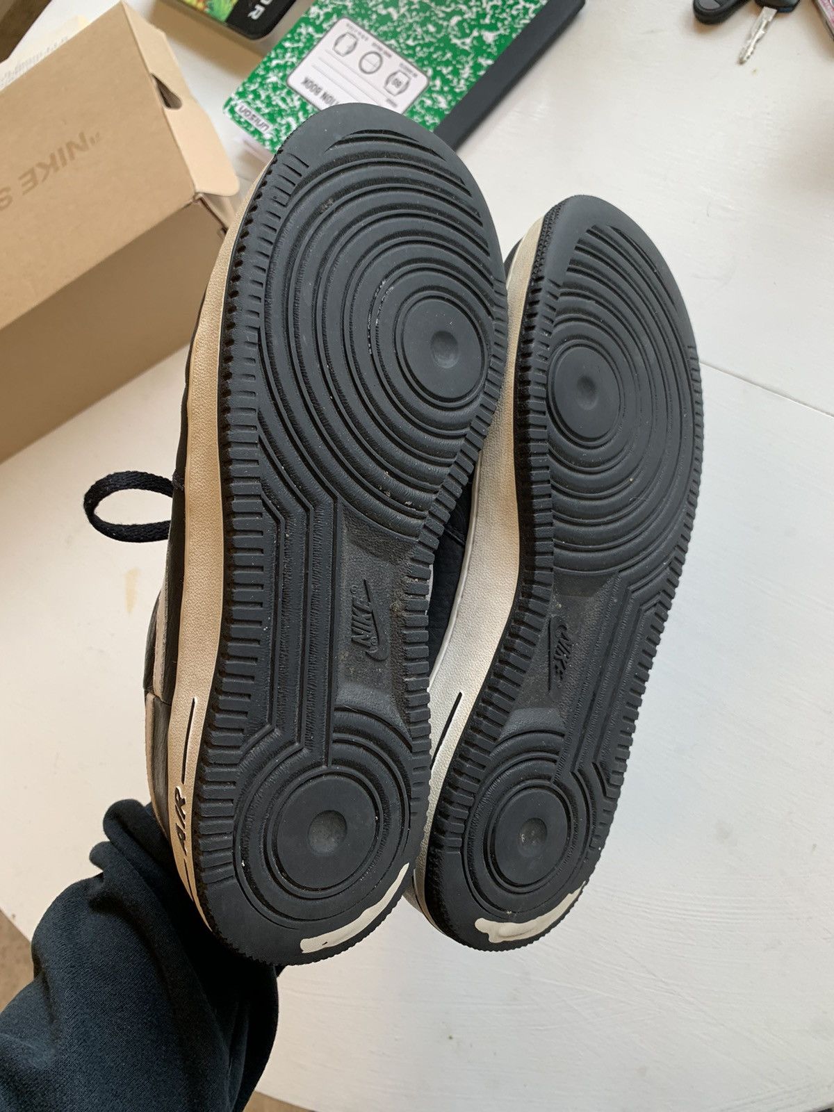 Comme des Garcons SHIRT × Nike × Supreme Split Swoosh Air Force 1 Low Black 2018 CDG Size US 11 / EU 44 - 6 Thumbnail
