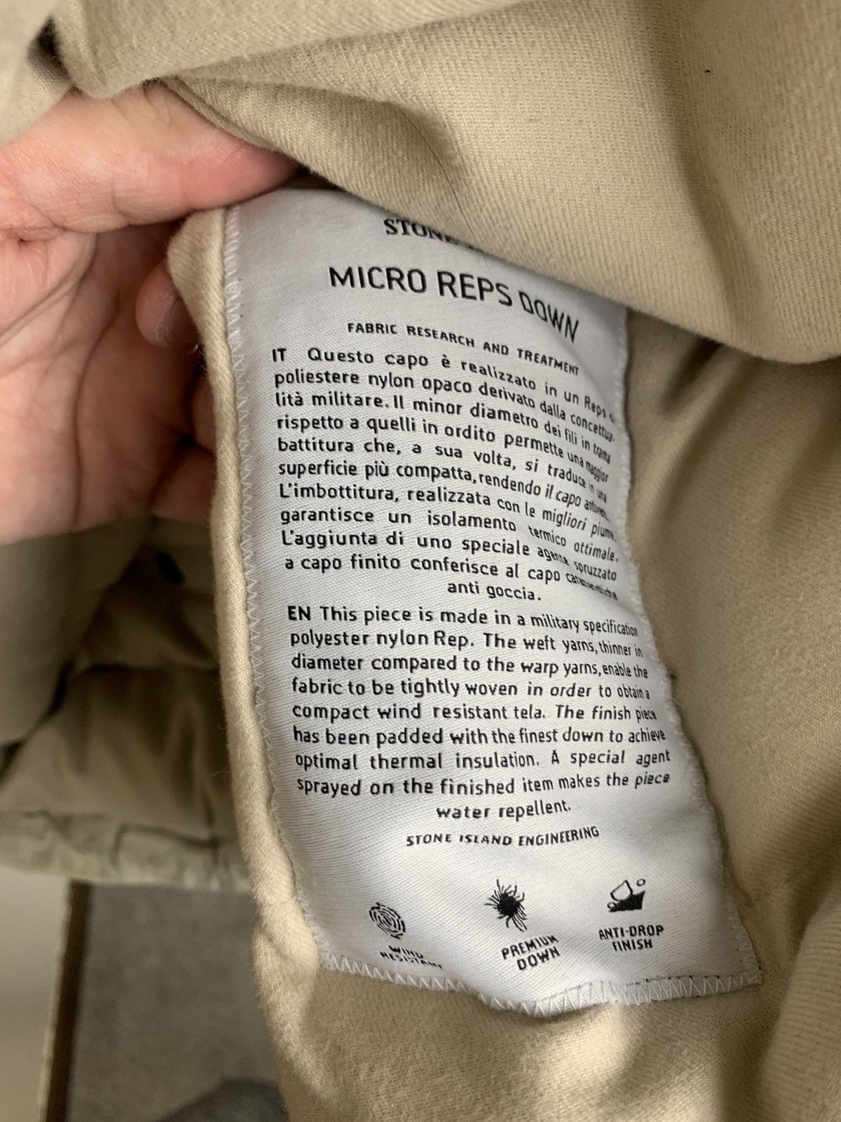 Micro Reps Down Jacket