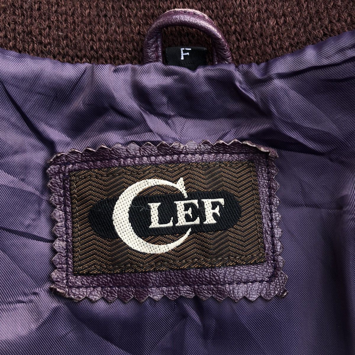 Japanese Brand RARE DESIGN CAS LEF BUTTON JACKET LEATHER WOOL Size US L / EU 52-54 / 3 - 11 Thumbnail