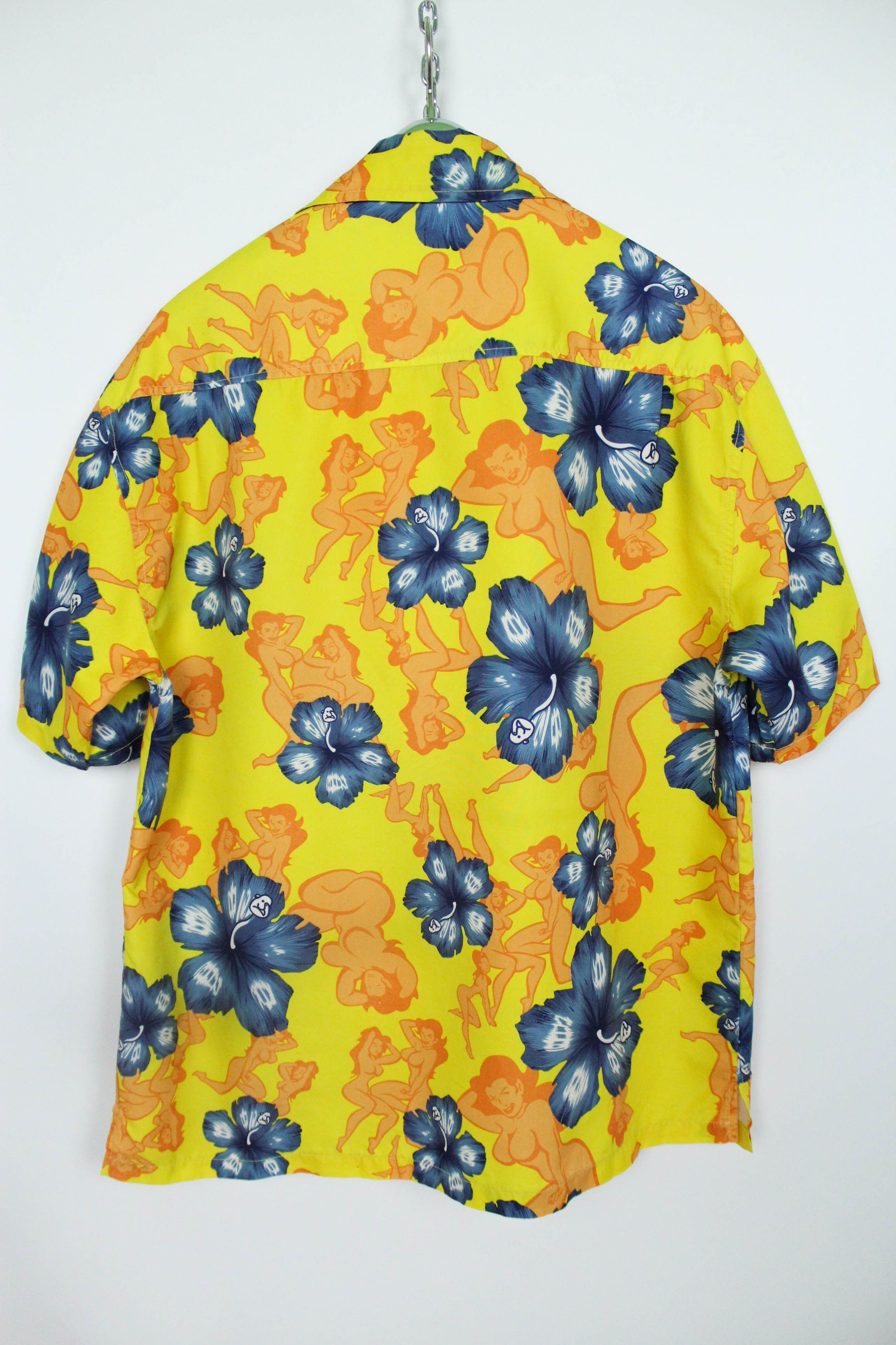 Other Hawaiian Floral Nude Girls Printed Oversized Crazy Shirt Size US L / EU 52-54 / 3 - 2 Thumbnail