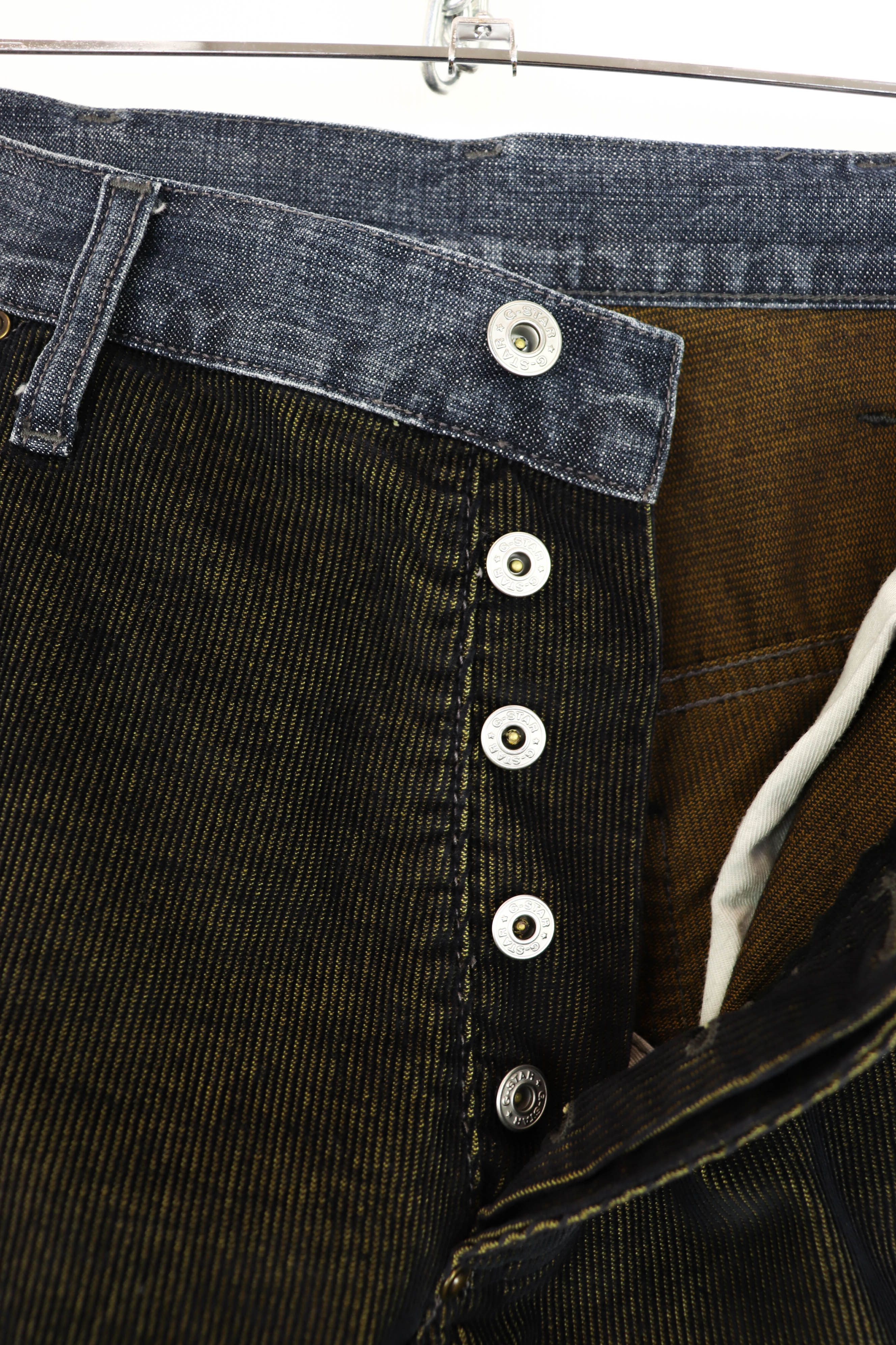 G-Star G-star Raw Denim Khaki Corduroy/Denim Anatomy Cut Pants Size US 33 - 10 Thumbnail