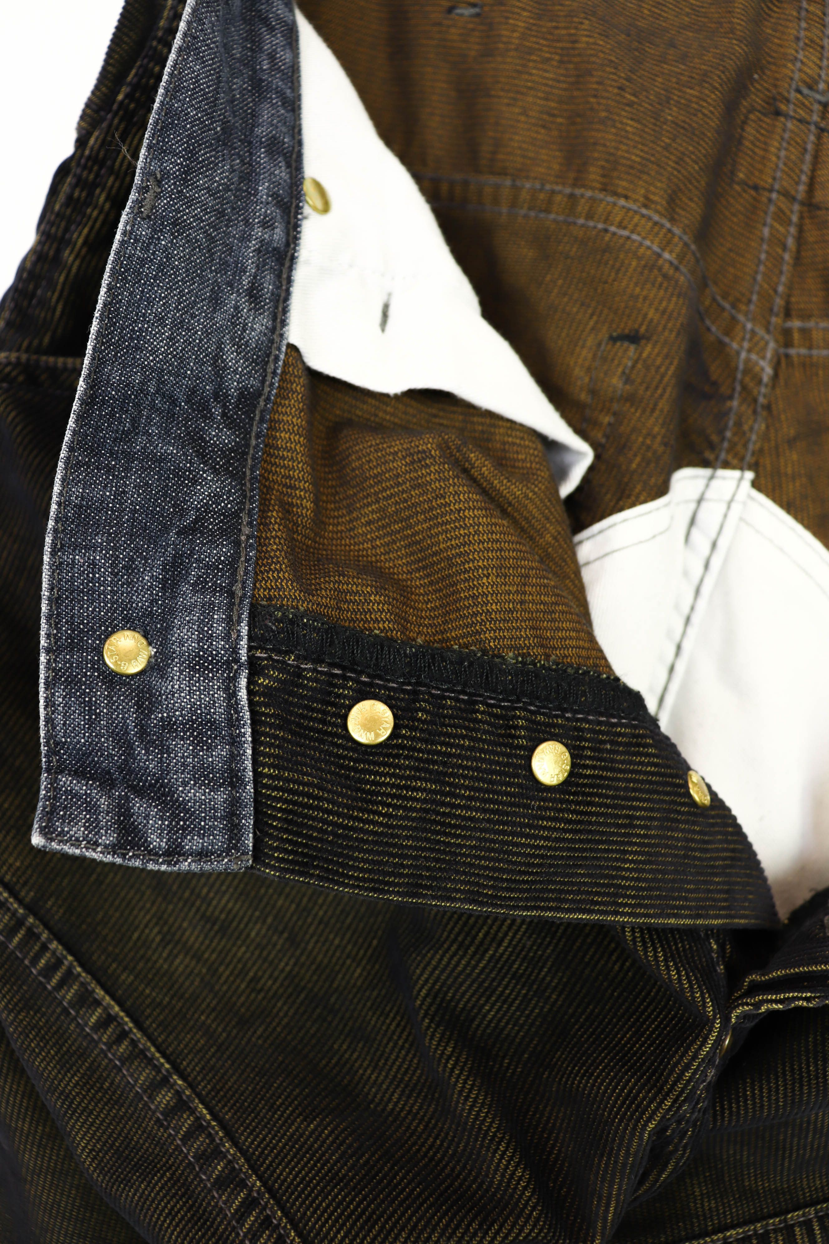 G-Star G-star Raw Denim Khaki Corduroy/Denim Anatomy Cut Pants Size US 33 - 11 Thumbnail