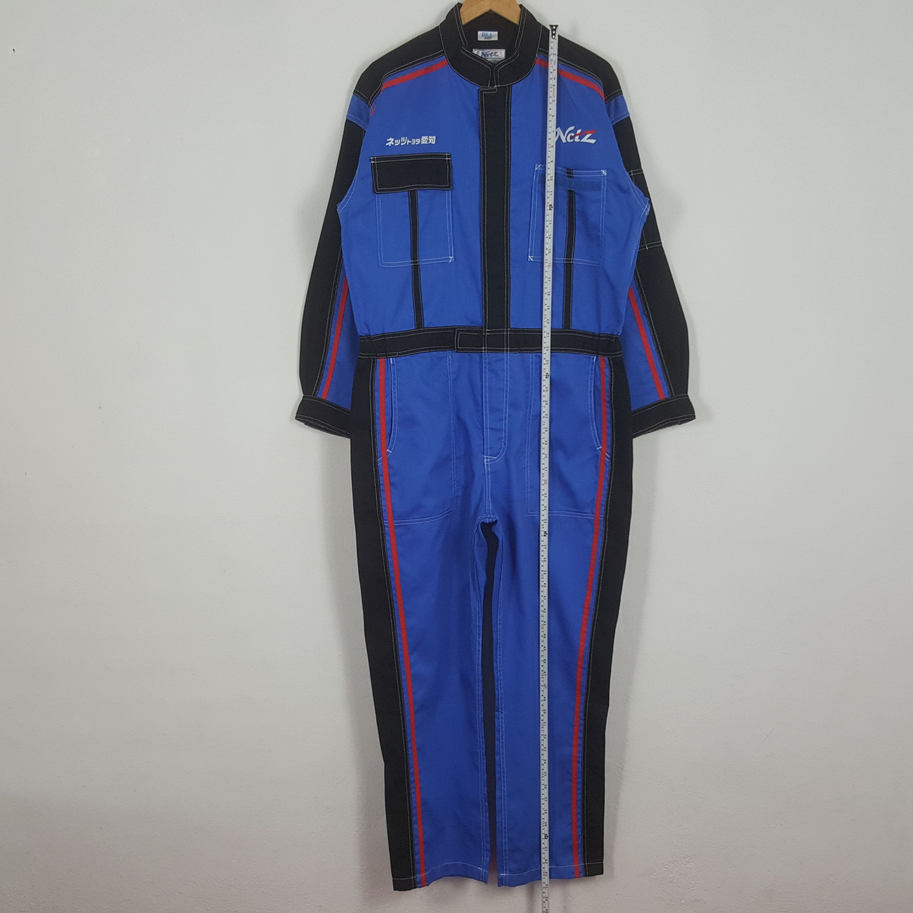 Japanese Brand Vintage Netz Aichi Toyota Japanese Racing Coverall Jacket Size US L / EU 52-54 / 3 - 6 Thumbnail