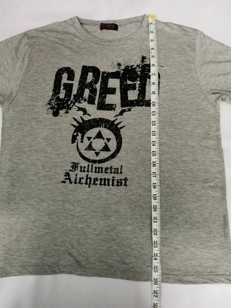 Anime Vintage Fullmetal Alchemist Greed Japan Anime Tee Hunter Size US L / EU 52-54 / 3 - 4 Thumbnail